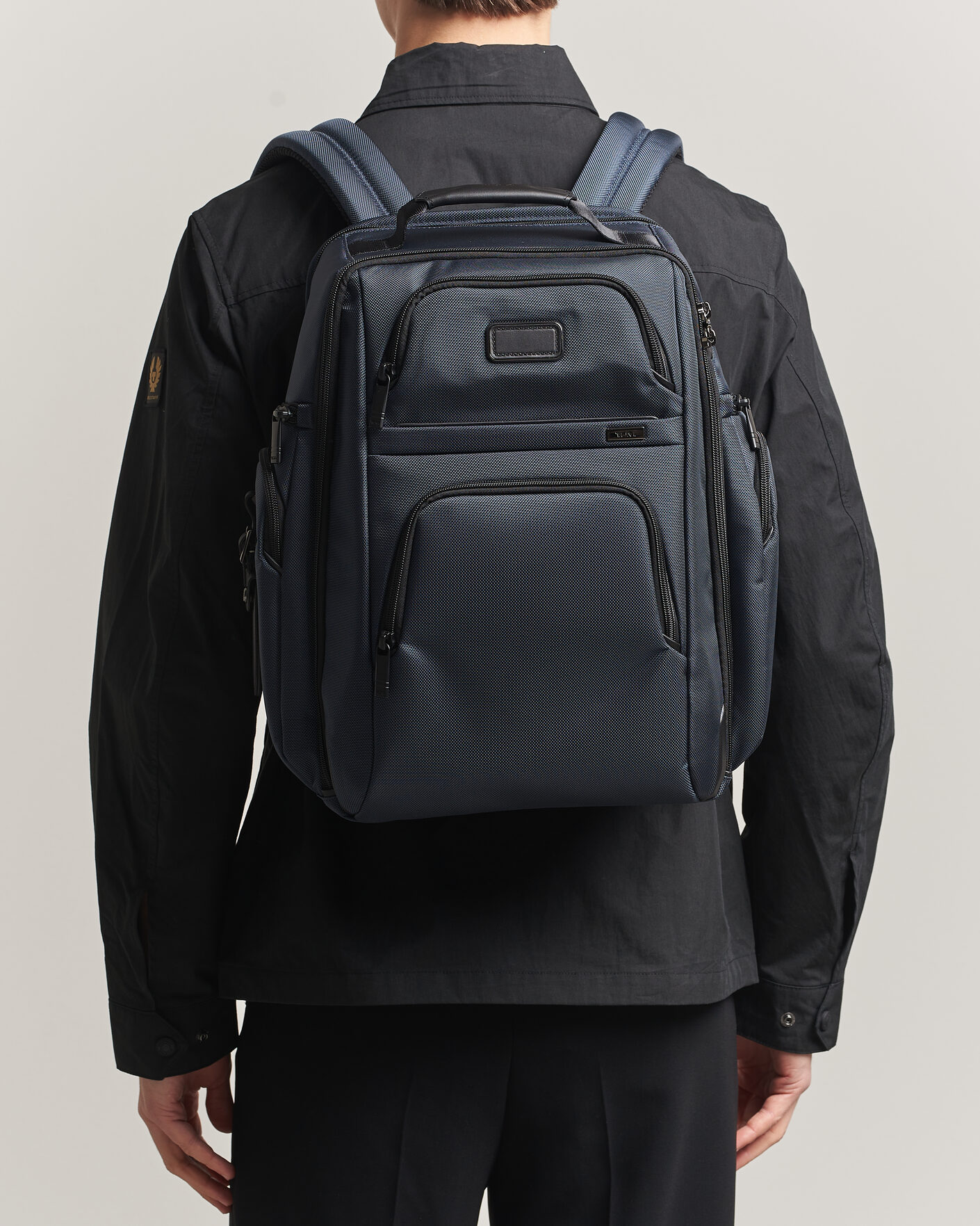 Heren | Tassen | TUMI | Alpha 4 Brief Backpack Navy