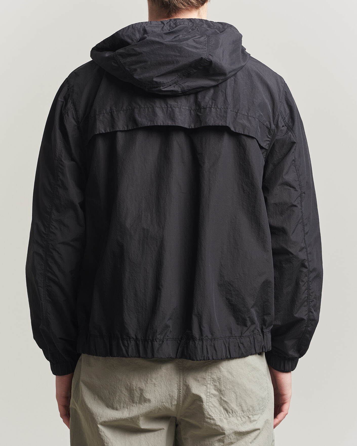 Heren | Jassen | Parajumpers | Rube Smash Peached Nylon Hooded Jacket Black