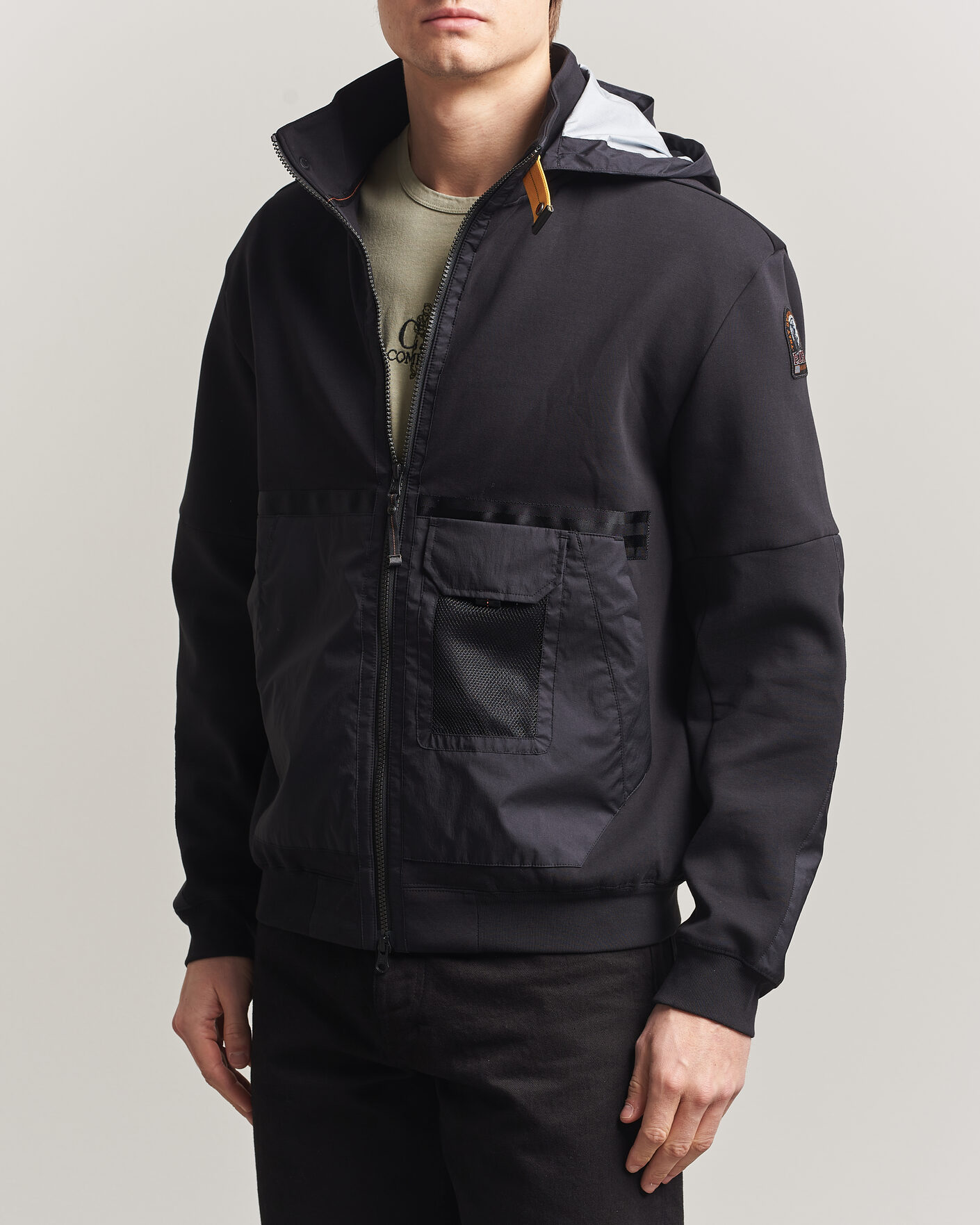 Heren | Jassen | Parajumpers | Kouga Evo Fleece Hooded Hybrid Jacket Black
