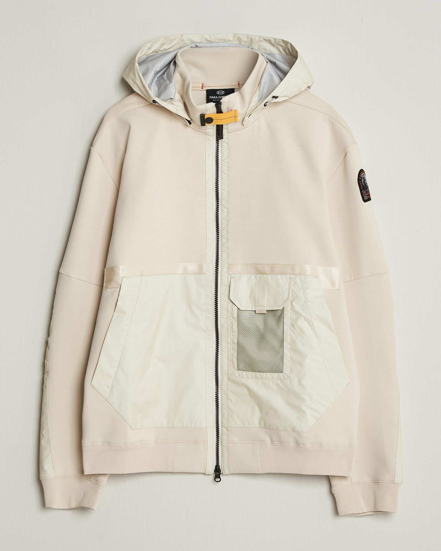 Heren | Jassen | Parajumpers | Kouga Evo Fleece Hooded Hybrid Jacket Moonbeam
