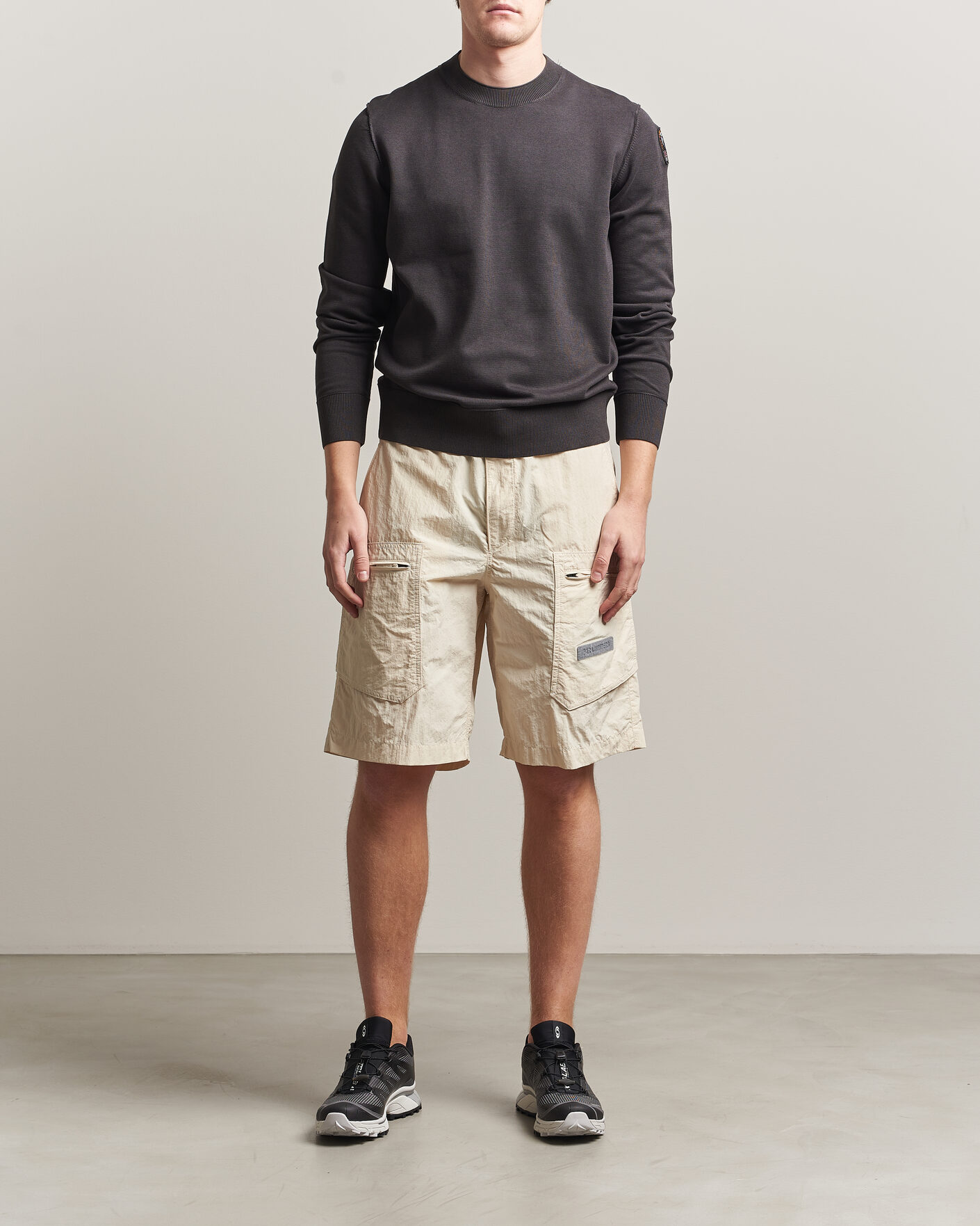 Heren | Korte broek | Parajumpers | Lex Smash Peached Nylon Shorts Bone