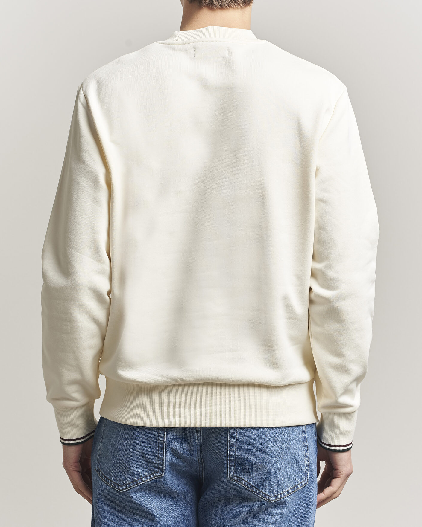 Heren | Truien | Fred Perry | Crew Neck Sweatshirt Ecru