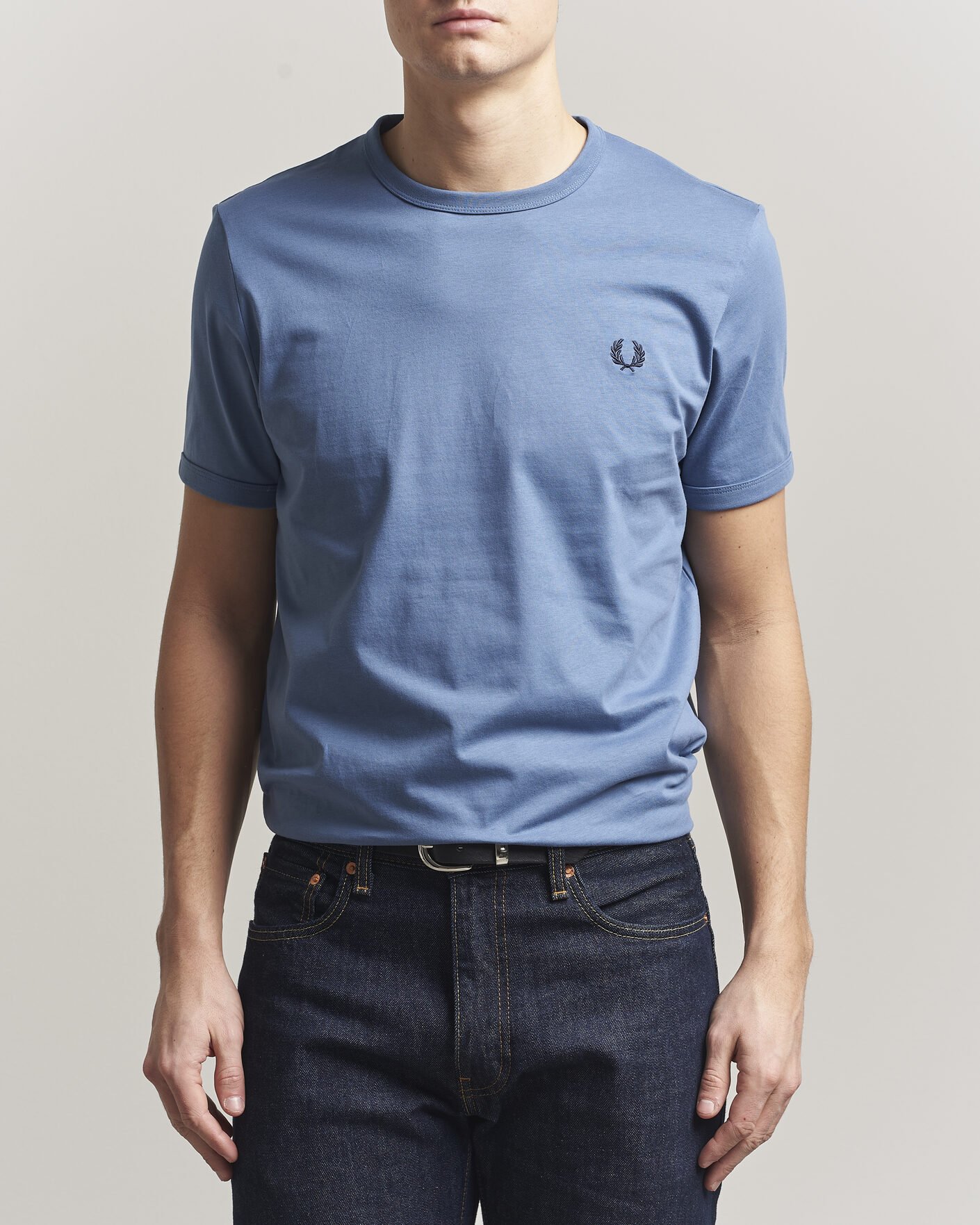 Heren | T-shirts | Fred Perry | Ringer T-Shirt Ace Blue