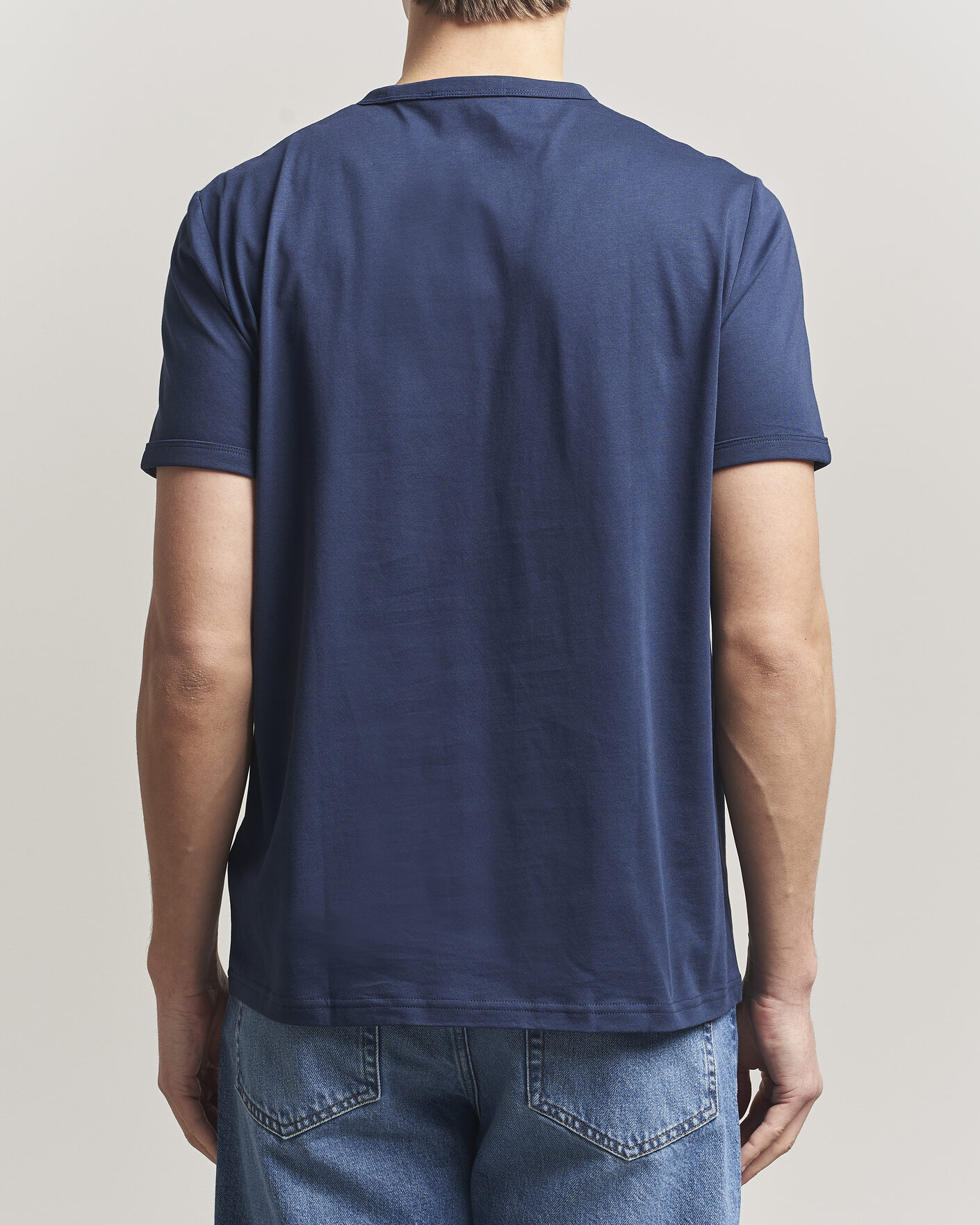 Heren | T-shirts | Fred Perry | Ringer T-Shirt Tennis Blue