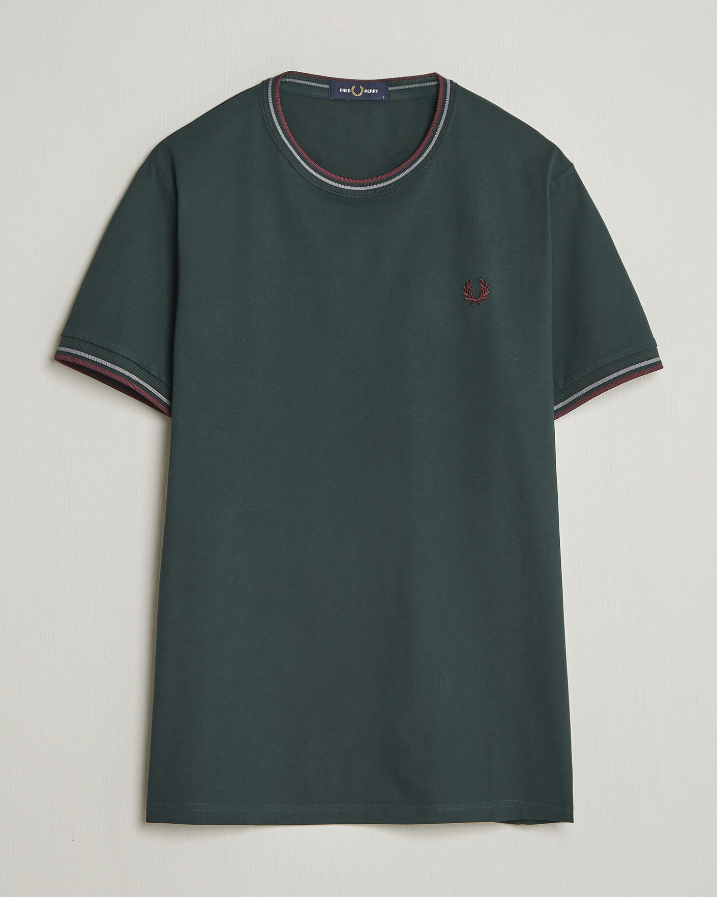 Heren | T-shirts | Fred Perry | Twin Tipped T-Shirt Grassroots Green
