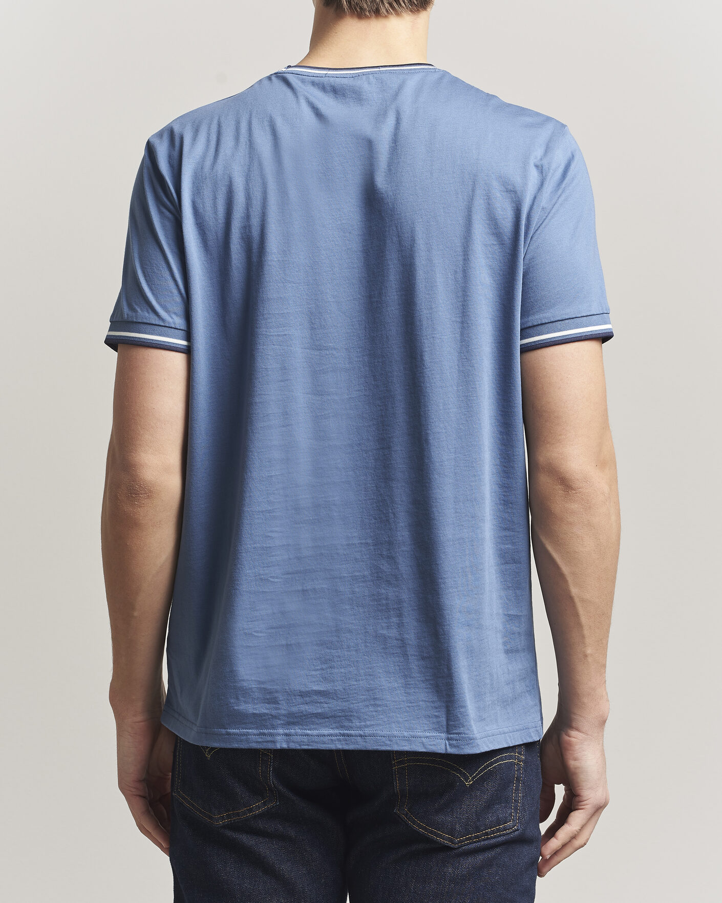 Heren | T-shirts | Fred Perry | Twin Tipped T-Shirt Ace Blue