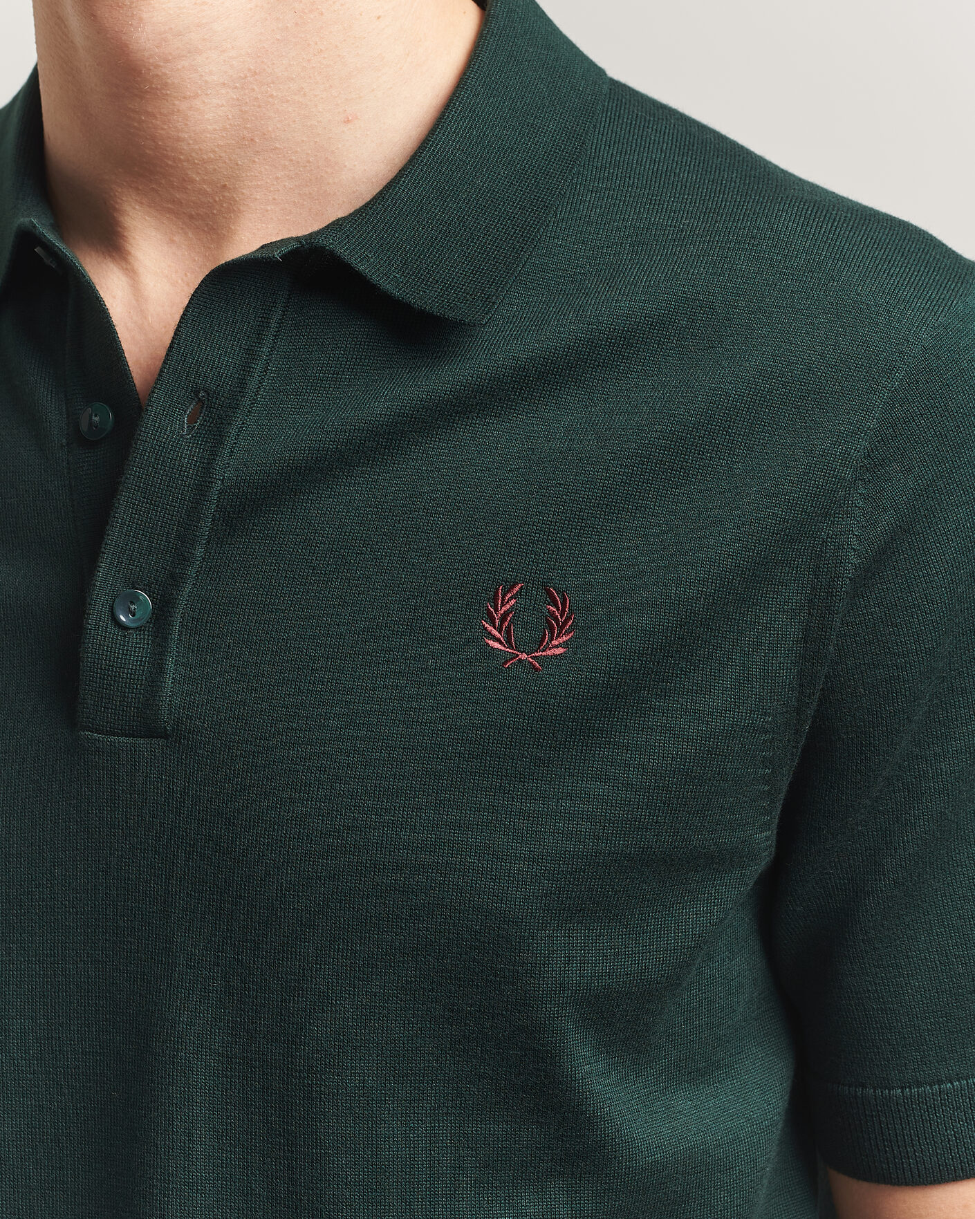Heren | Polo's | Fred Perry | Cotton Knitted Polo Grassroots Green
