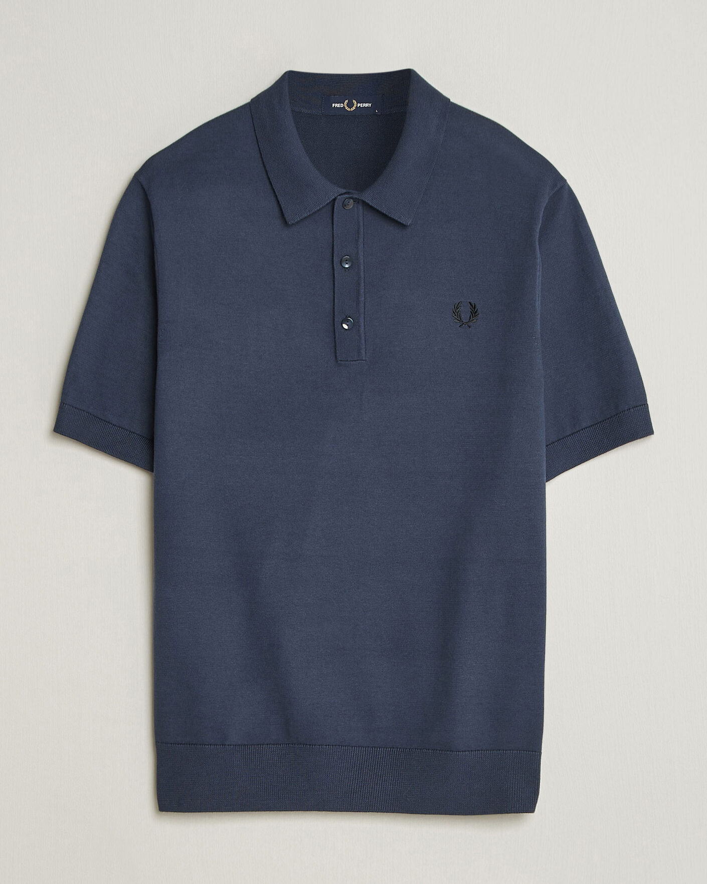 Heren | Polo's | Fred Perry | Cotton Knitted Polo Dark Airforce