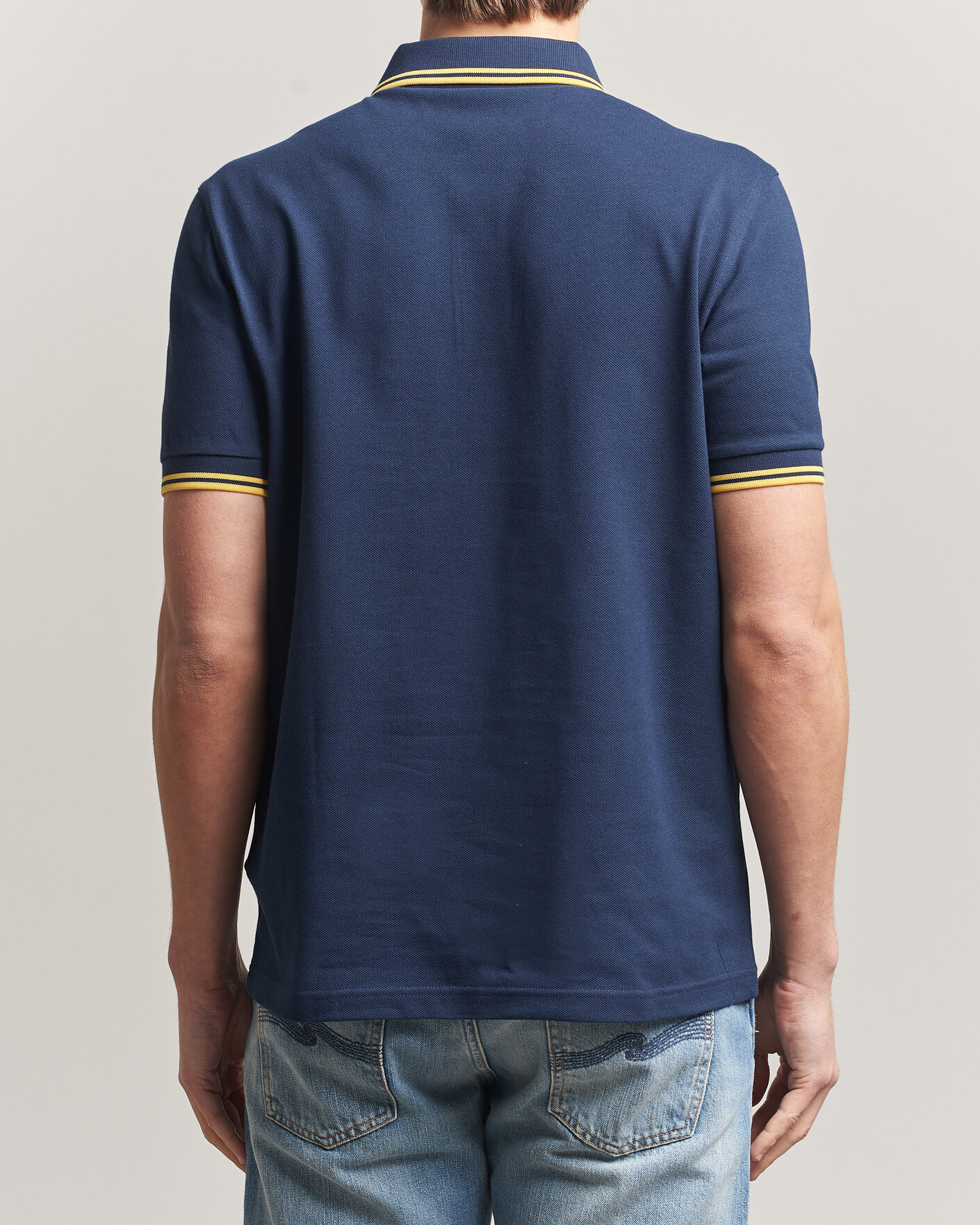 Heren | Polo's | Fred Perry | Twin Tipped Polo Shirt Tennis Blue