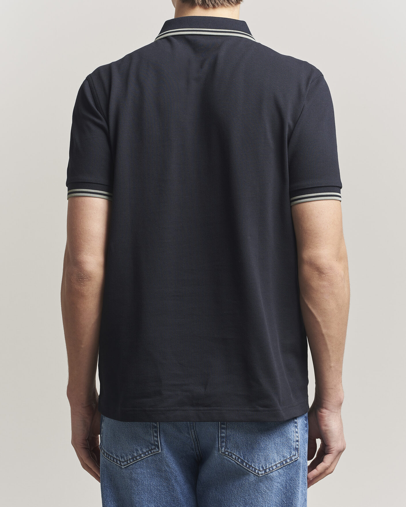 Heren | Polo's | Fred Perry | Twin Tipped Polo Shirt Navy