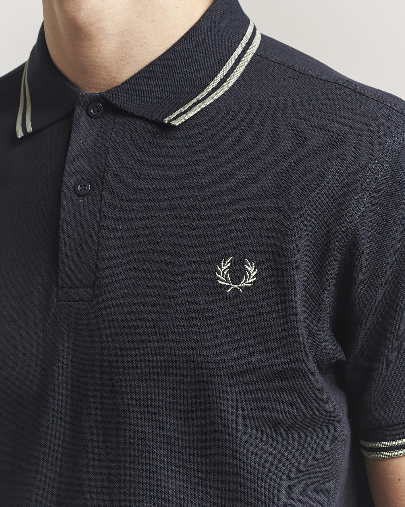 Heren | Polo's | Fred Perry | Twin Tipped Polo Shirt Navy