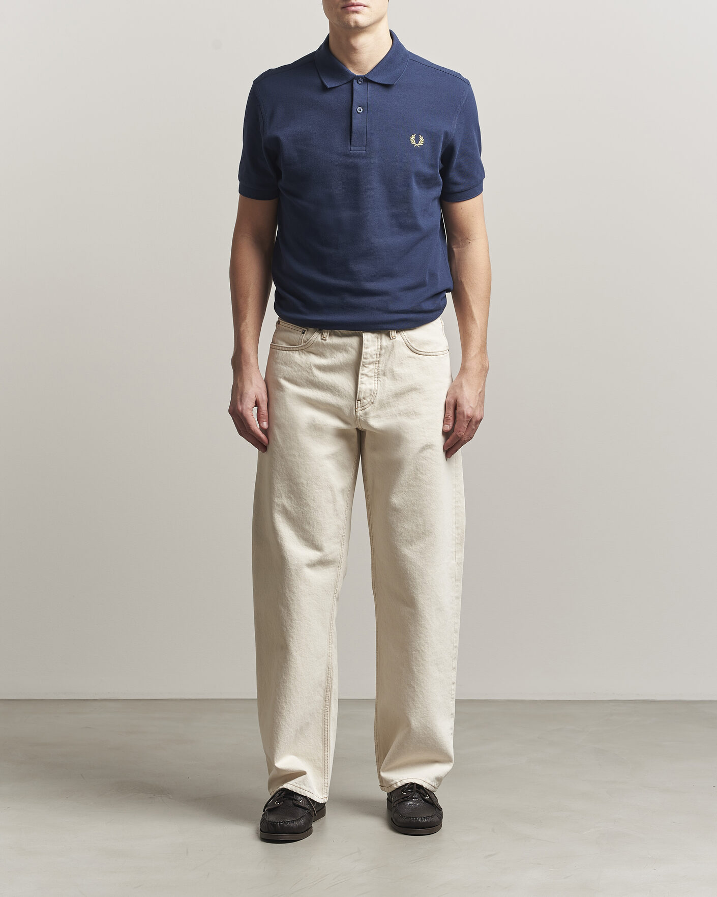 Heren | Polo's | Fred Perry | Plain Polo Tennis Blue