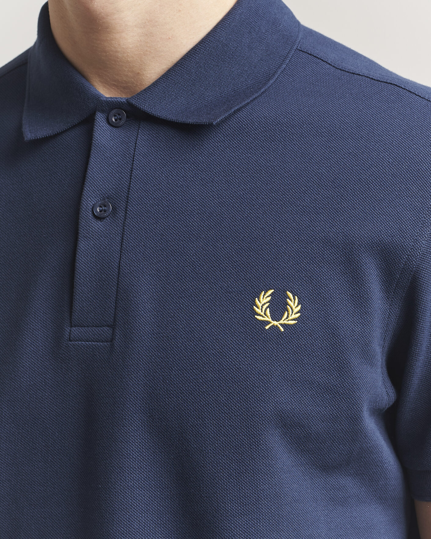 Heren | Polo's | Fred Perry | Plain Polo Tennis Blue
