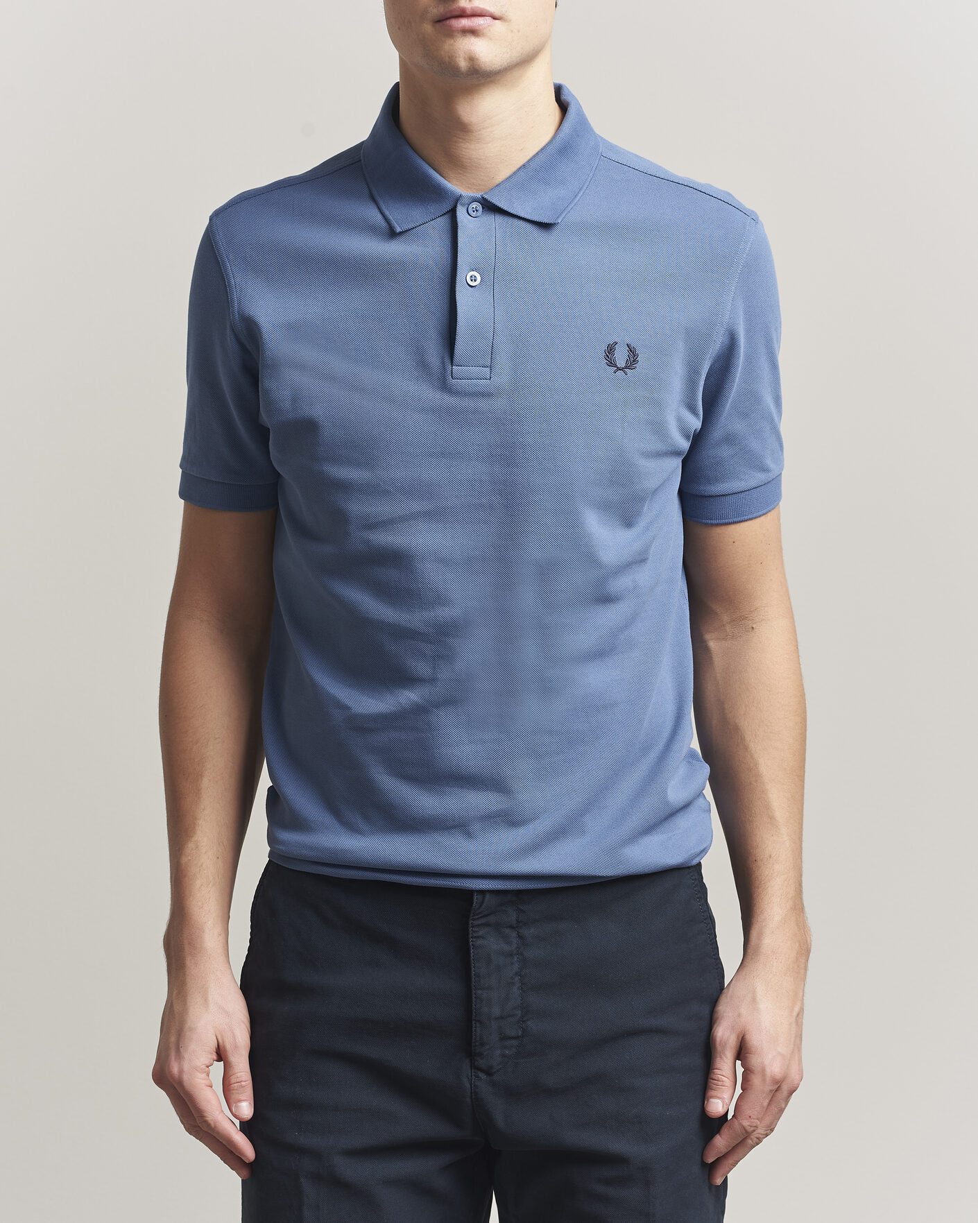 Heren | Polo's | Fred Perry | Plain Polo Ace Blue