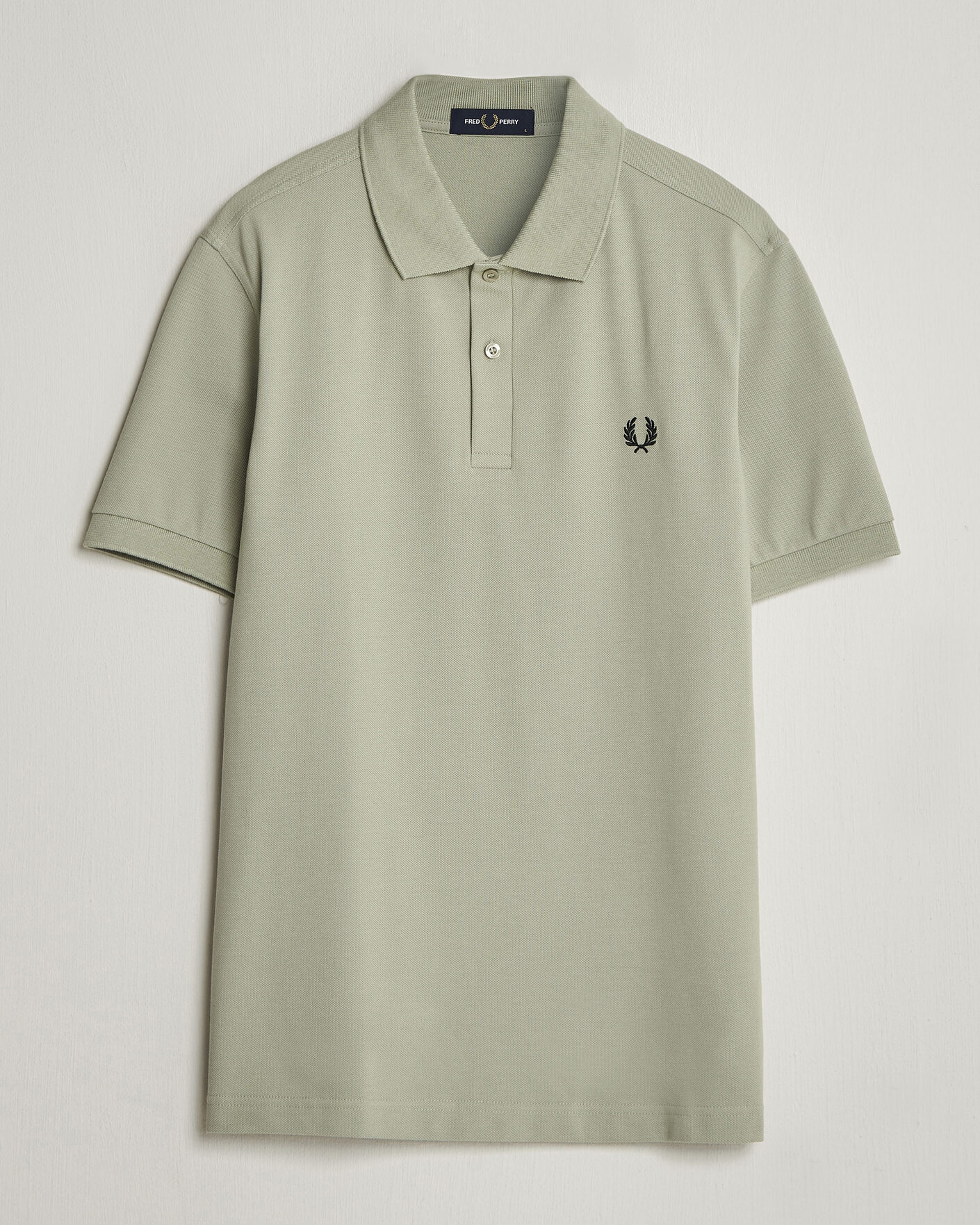 Heren | Polo's | Fred Perry | Plain Polo Seagrass Green