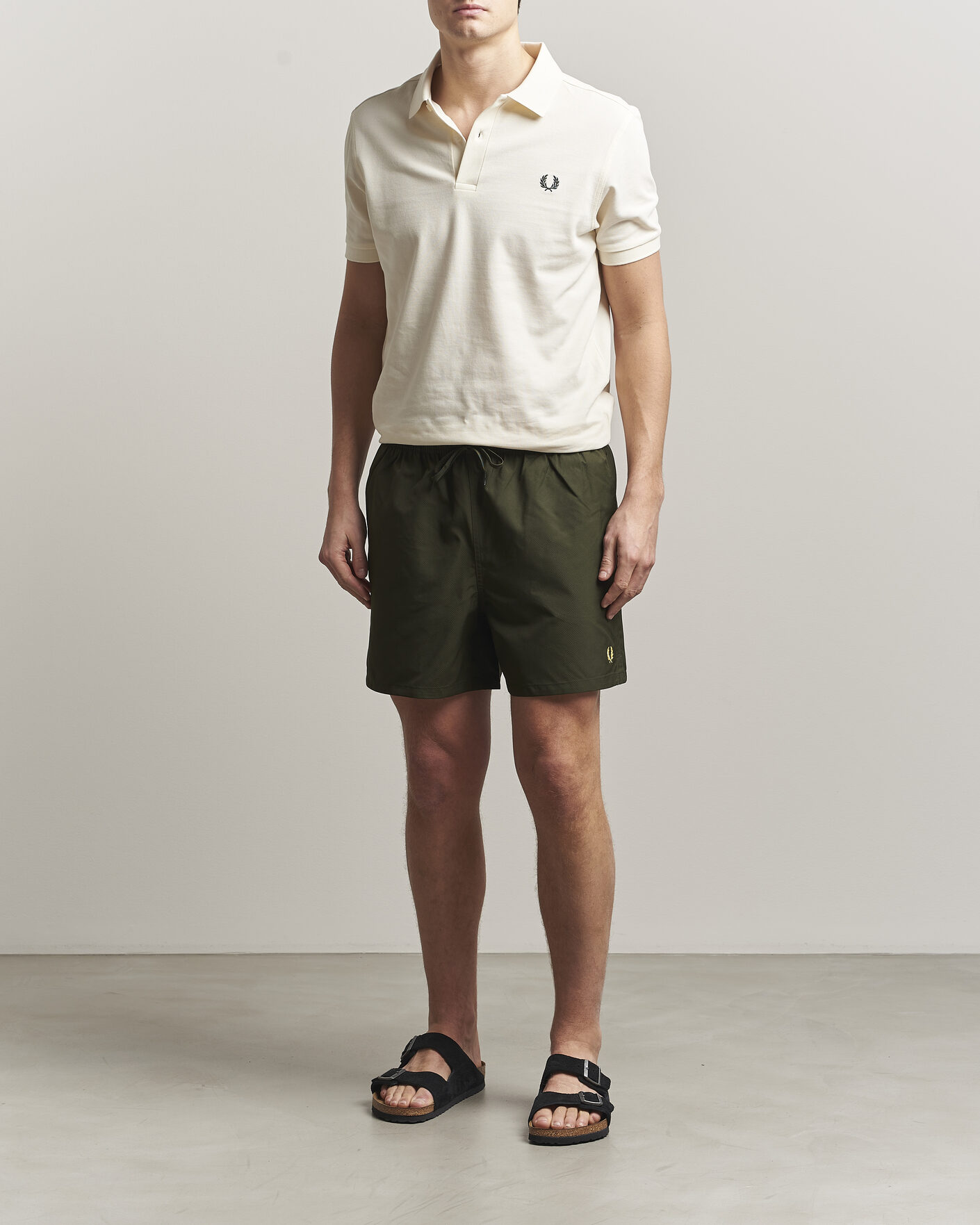Heren | Zwembroek | Fred Perry | Classic Swimshorts Hunting Green