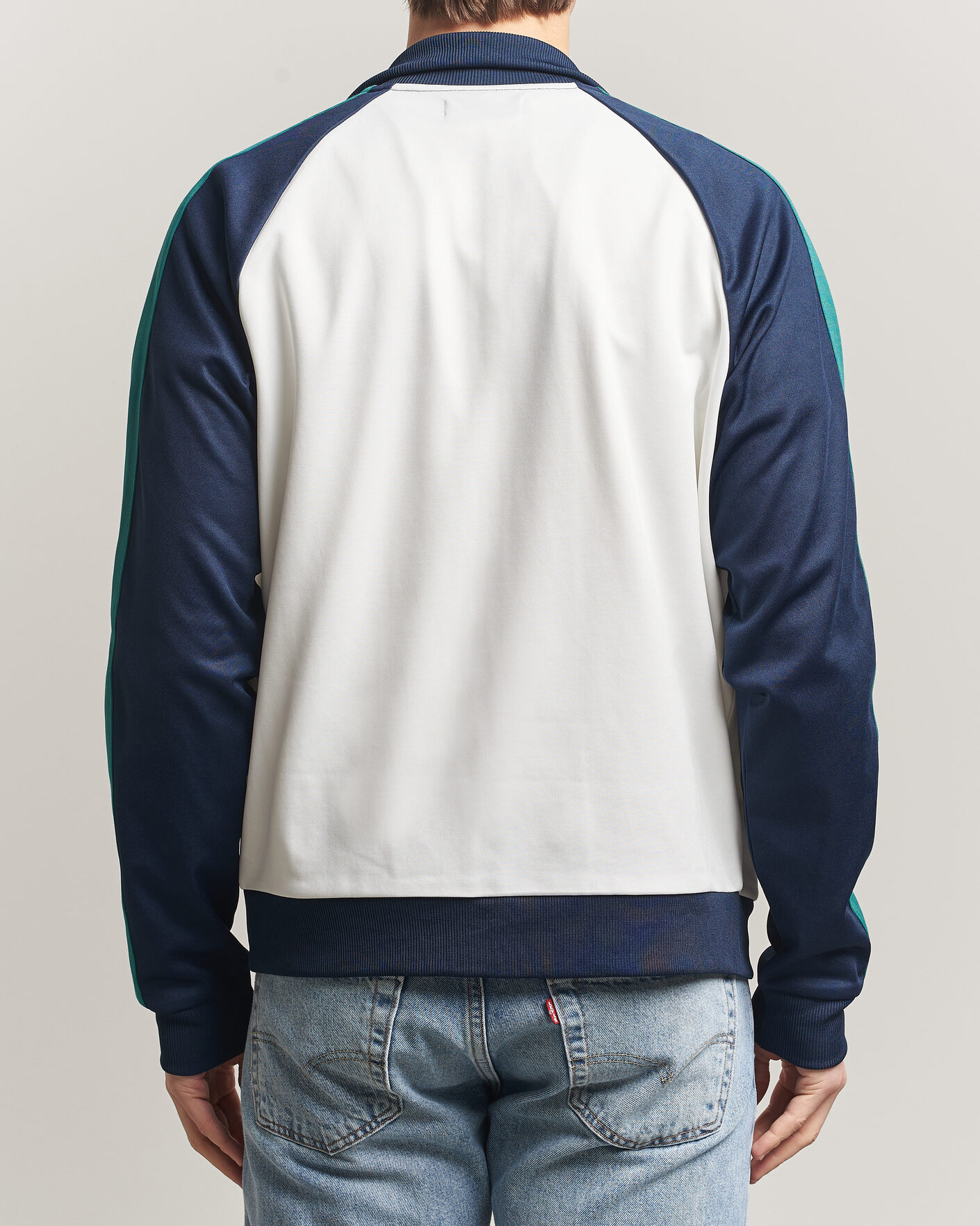 Heren | Truien | Fred Perry | Contrast Sleeve Track Jacket Snow White
