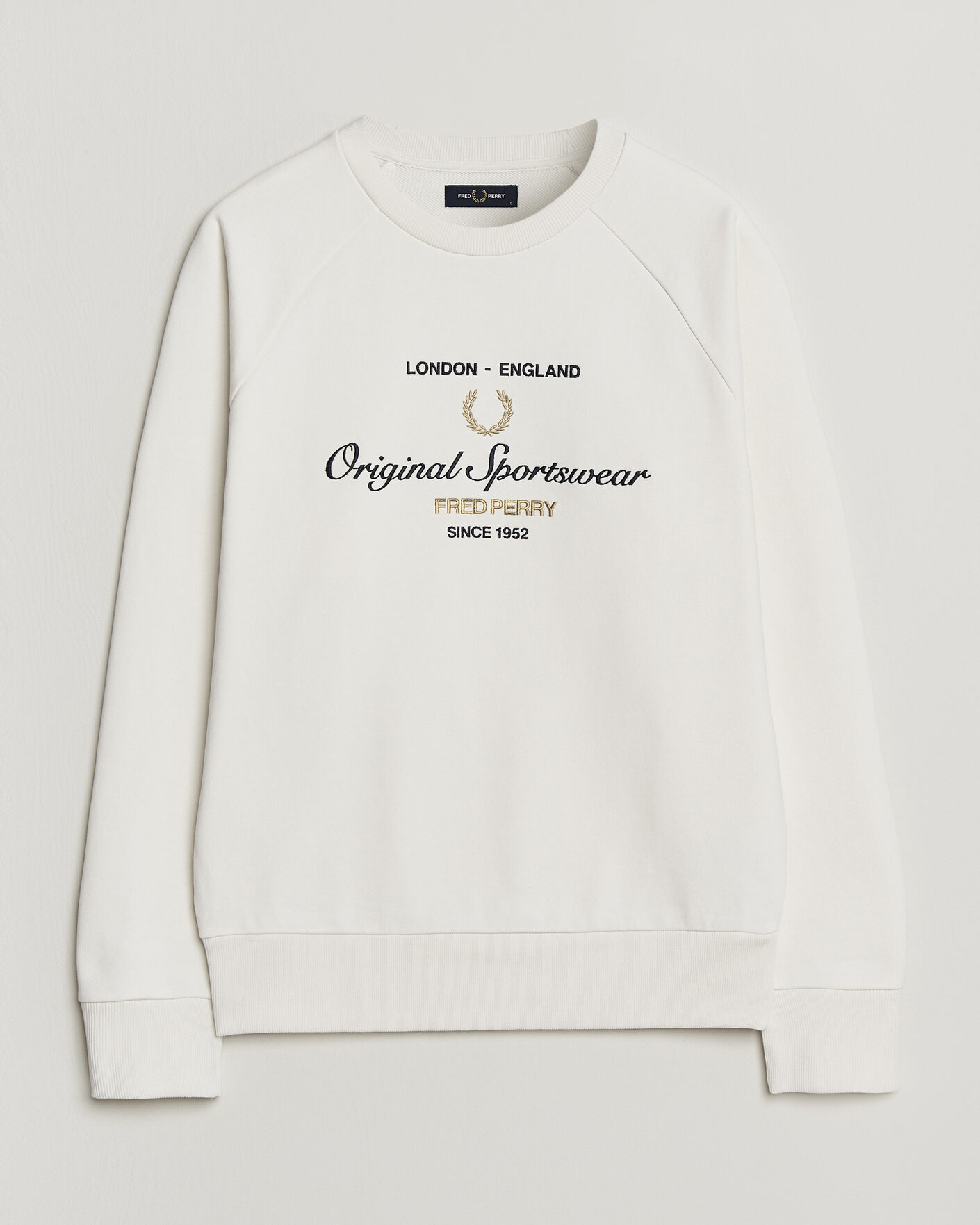 Heren | Truien | Fred Perry | Original Sportswear Sweatshirt Snow White