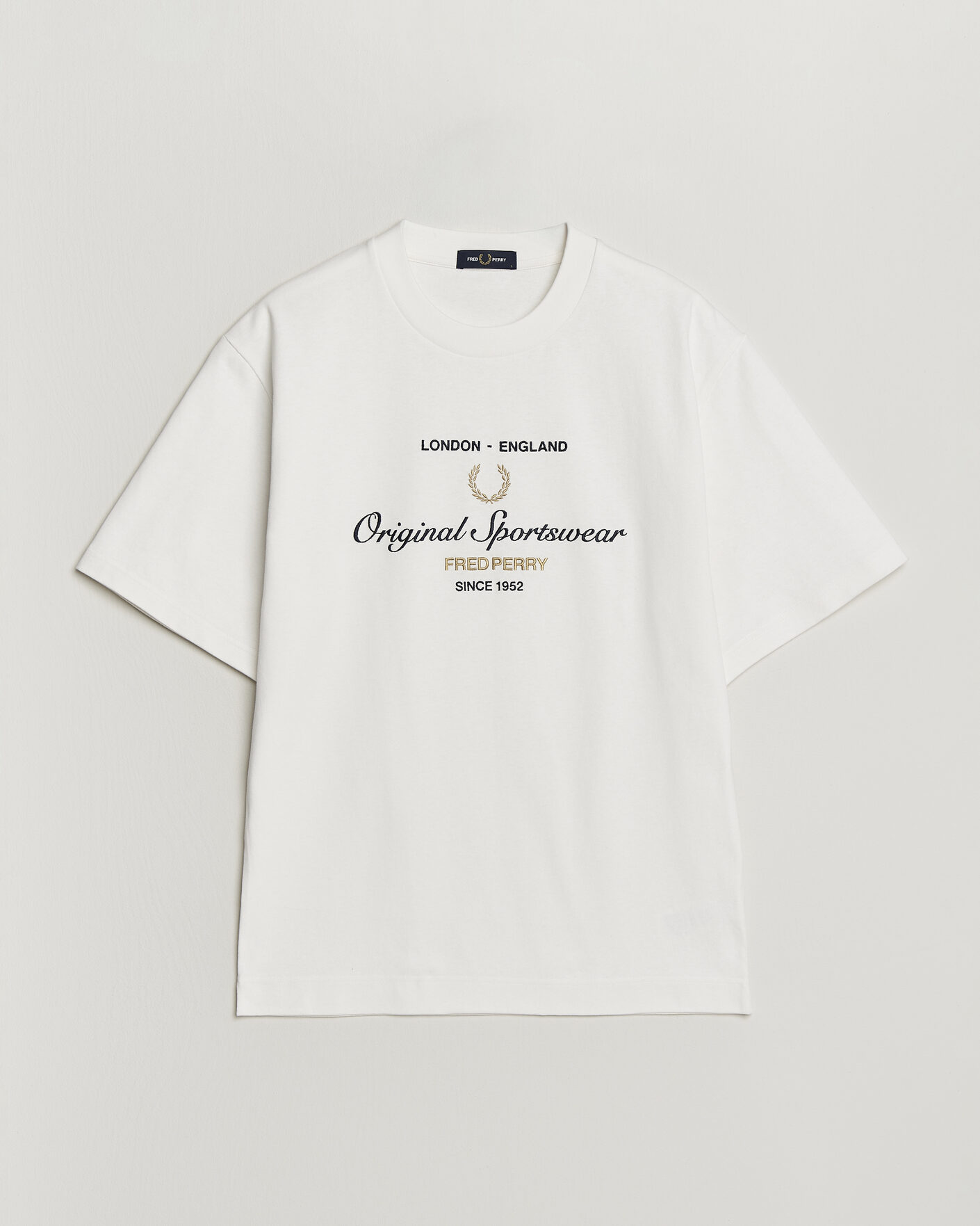 Heren | T-shirts | Fred Perry | Original Sportswear T-Shirt Snow White