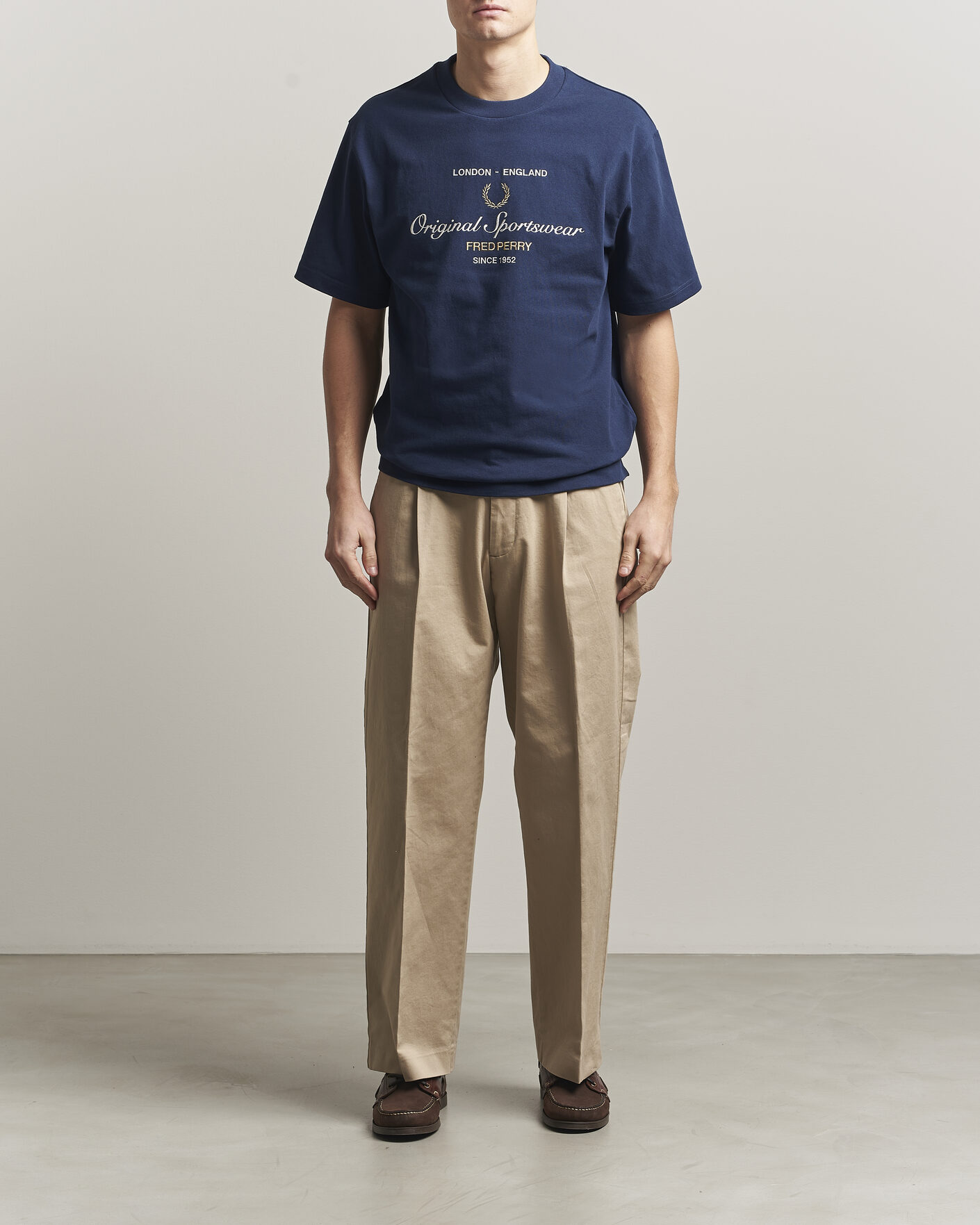 Heren | T-shirts | Fred Perry | Original Sportswear T-Shirt Tennis Blue