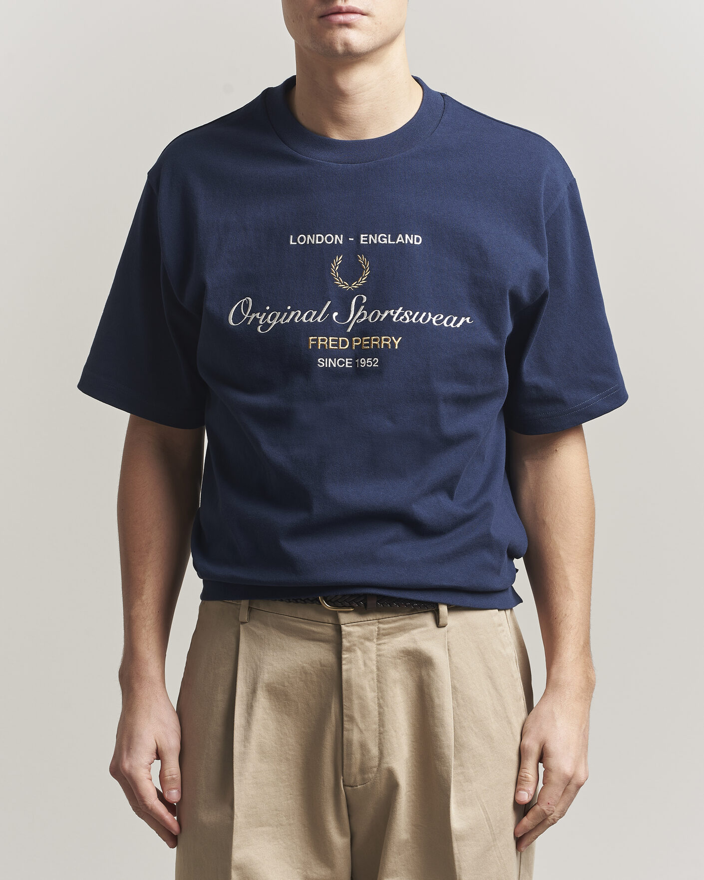 Heren | T-shirts | Fred Perry | Original Sportswear T-Shirt Tennis Blue