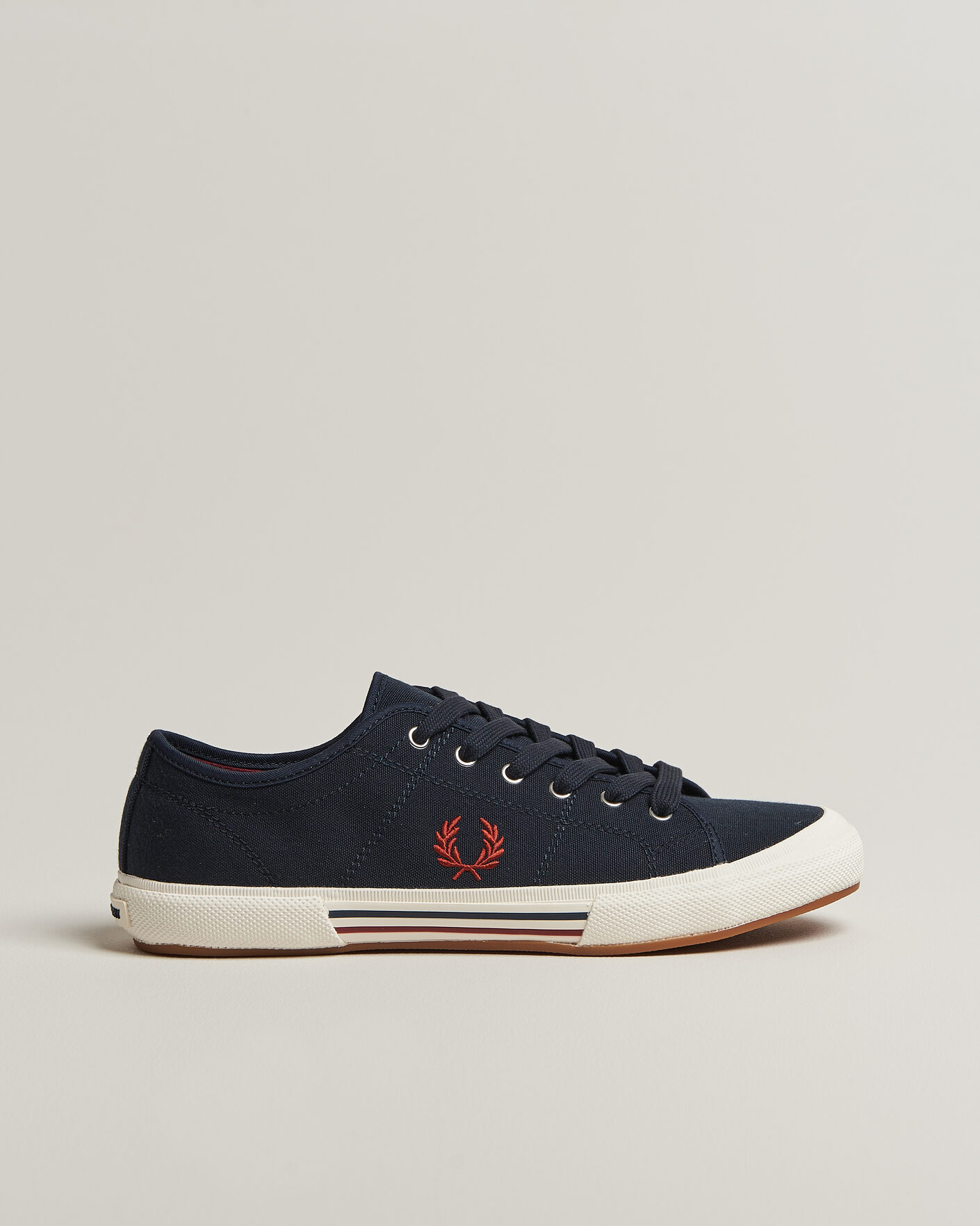 Heren | Sneakers | Fred Perry | B708 Vintage Tennis Sneaker Navy
