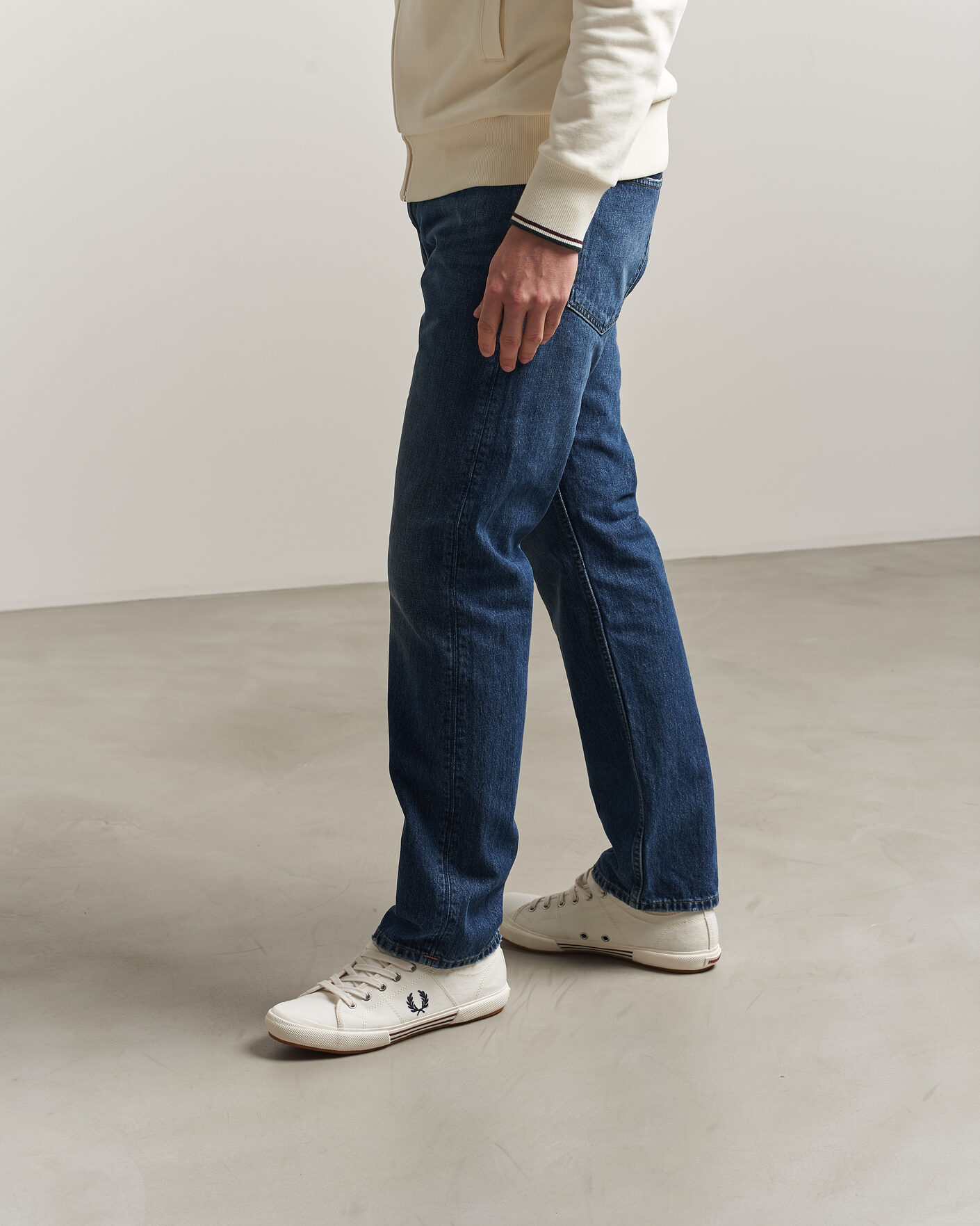 Heren | Sneakers | Fred Perry | B708 Vintage Tennis Sneaker Snow White