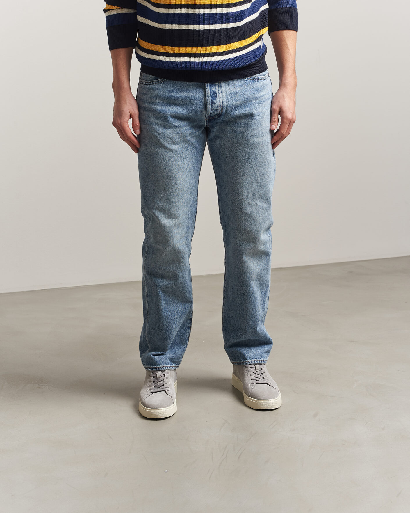 Heren | Sneakers | GANT | Mc Julien Suede Sneaker Light Grey