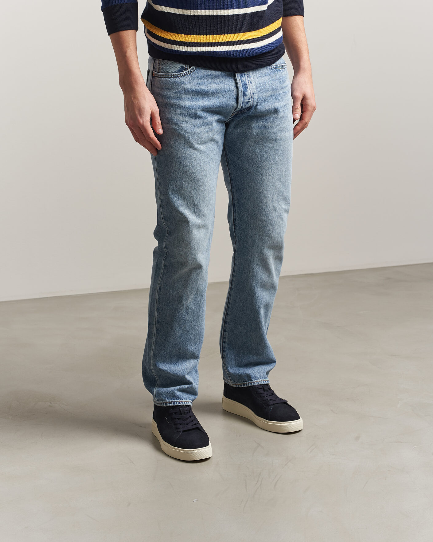 Heren | Sneakers | GANT | Mc Julien Suede Sneaker Dark Blue