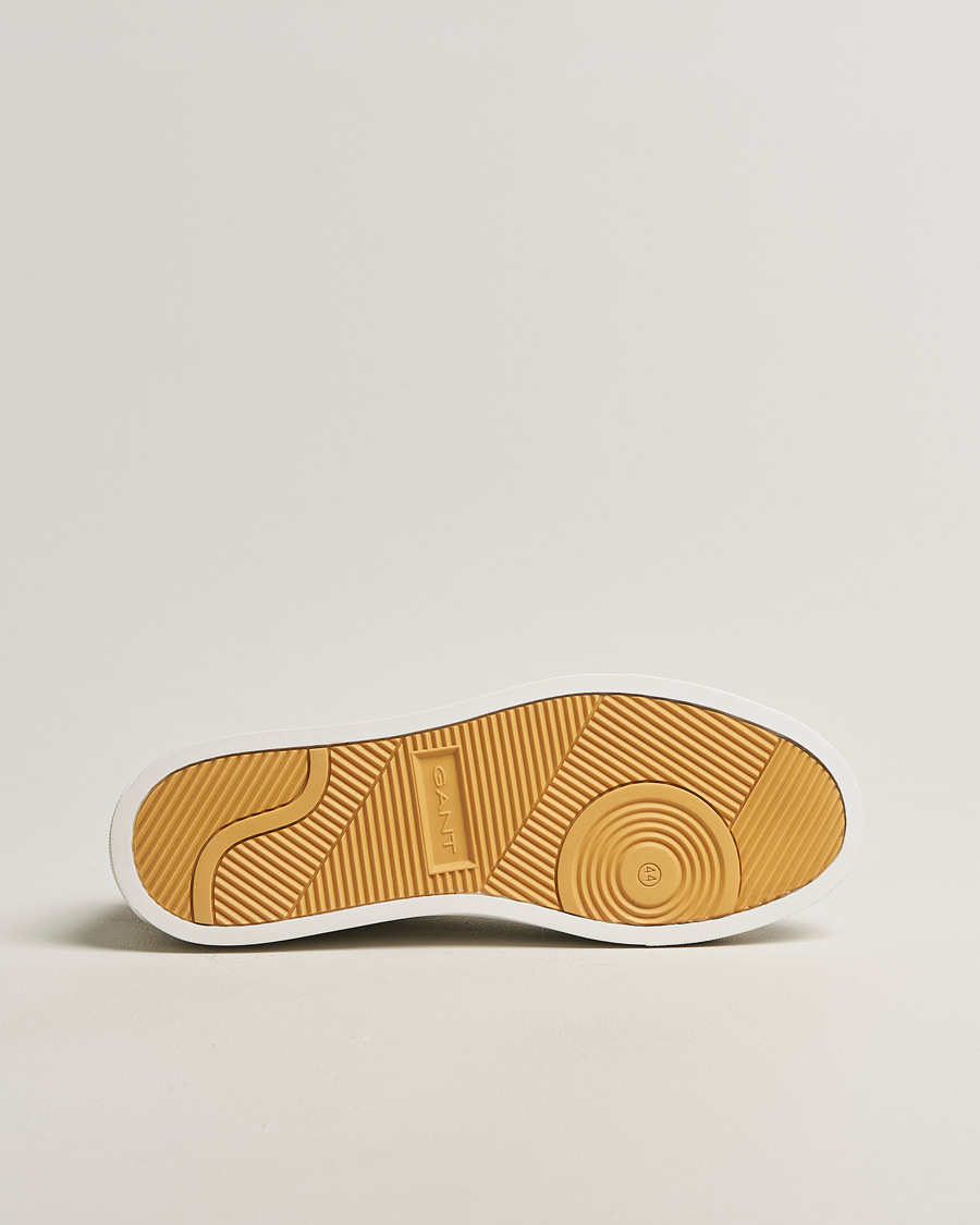 Heren | Sneakers | Gant | Mc Julien Leather Sneaker White/Dark Tan