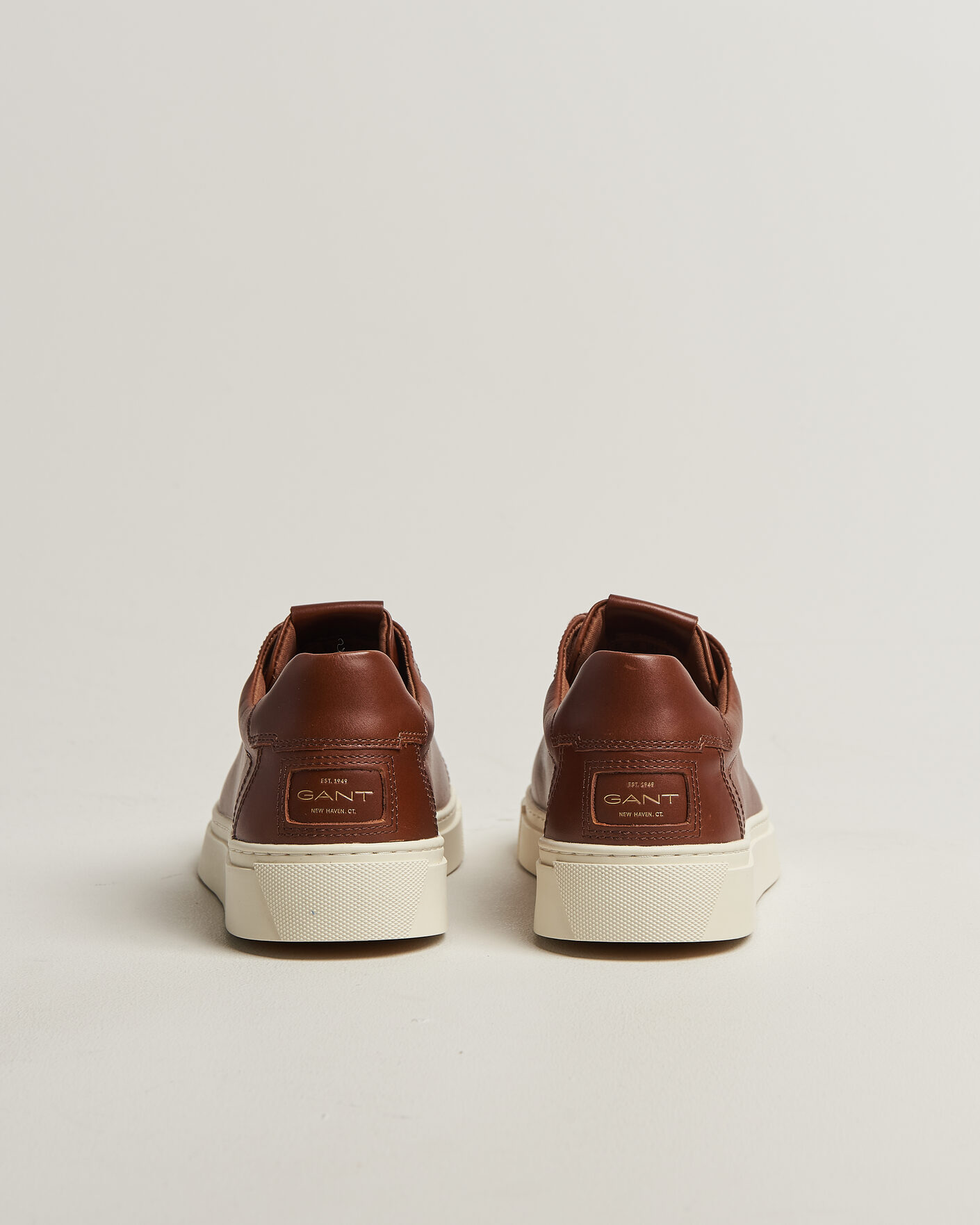 Heren | Sneakers | Gant | Mc Julien Leather Sneaker Dark Tan