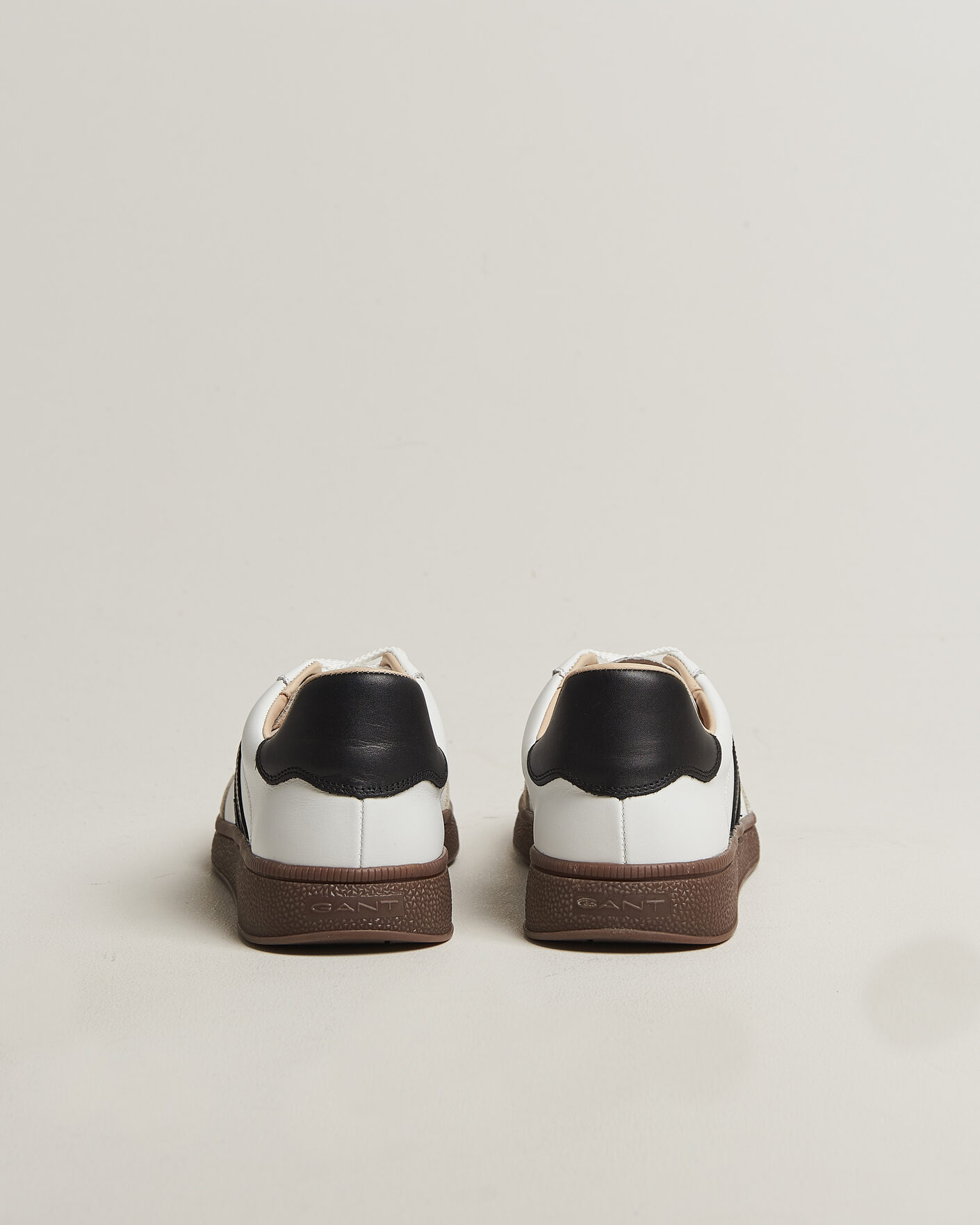 Heren | Sneakers | Gant | Cuzmo Leather/Suede Sneaker White/Black