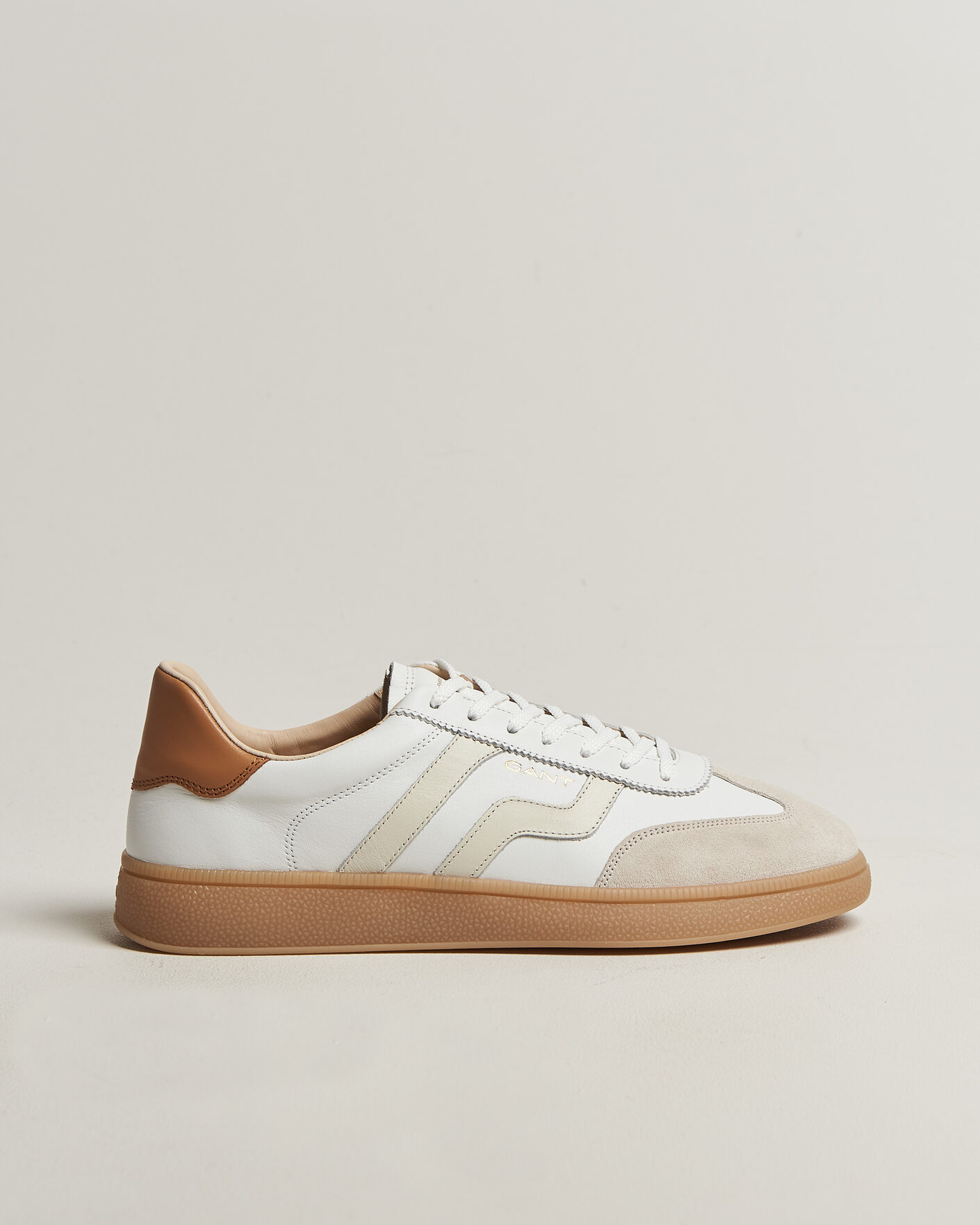 Heren | Sneakers | Gant | Cuzmo Leather/Suede Sneaker White