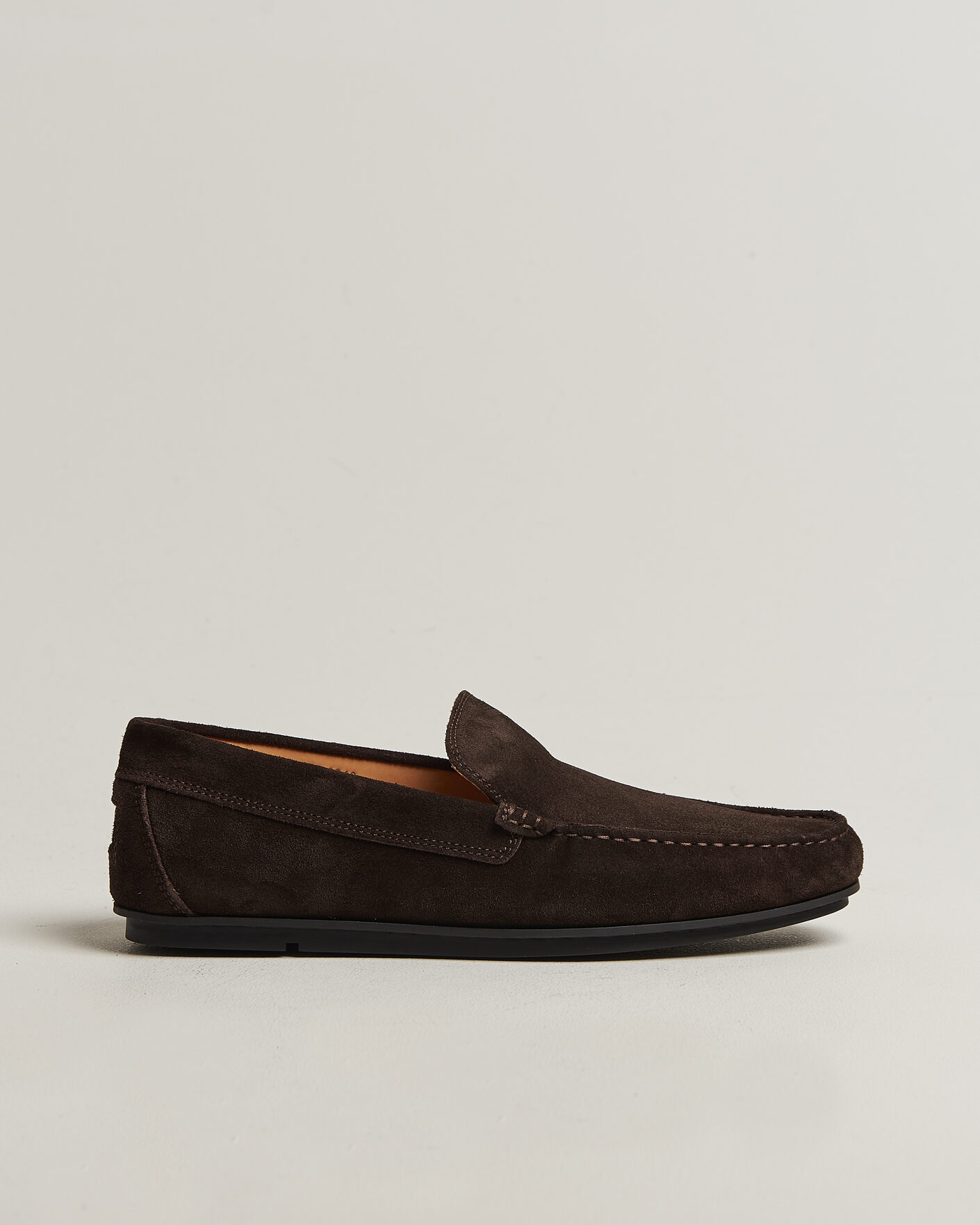 Heren | Mocassins | Gant | Wilmon Suede Car Shoe Dark Brown