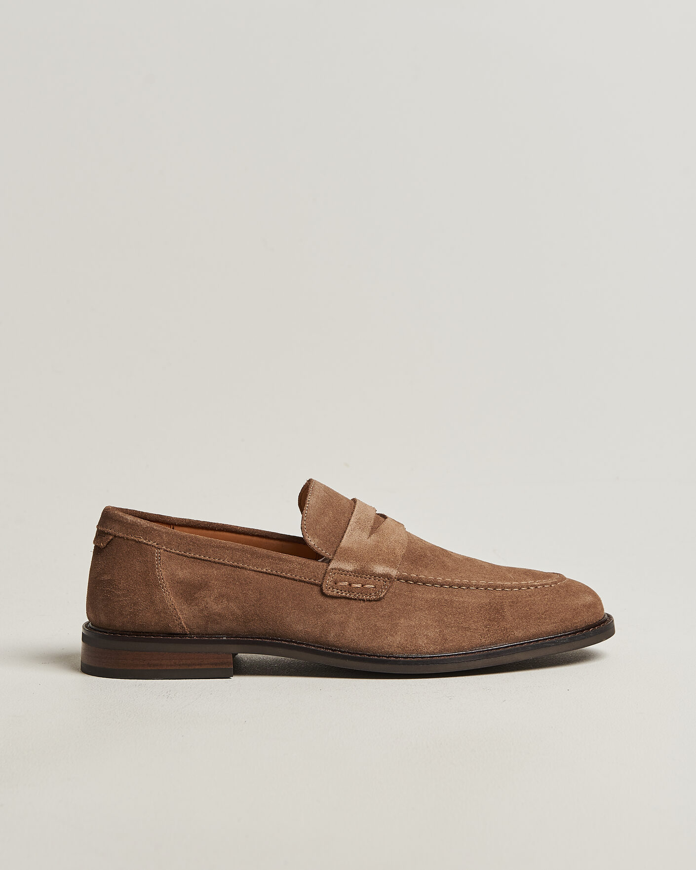 Heren | Instappers | Gant | Lozham Suede Loafer Warm Khaki