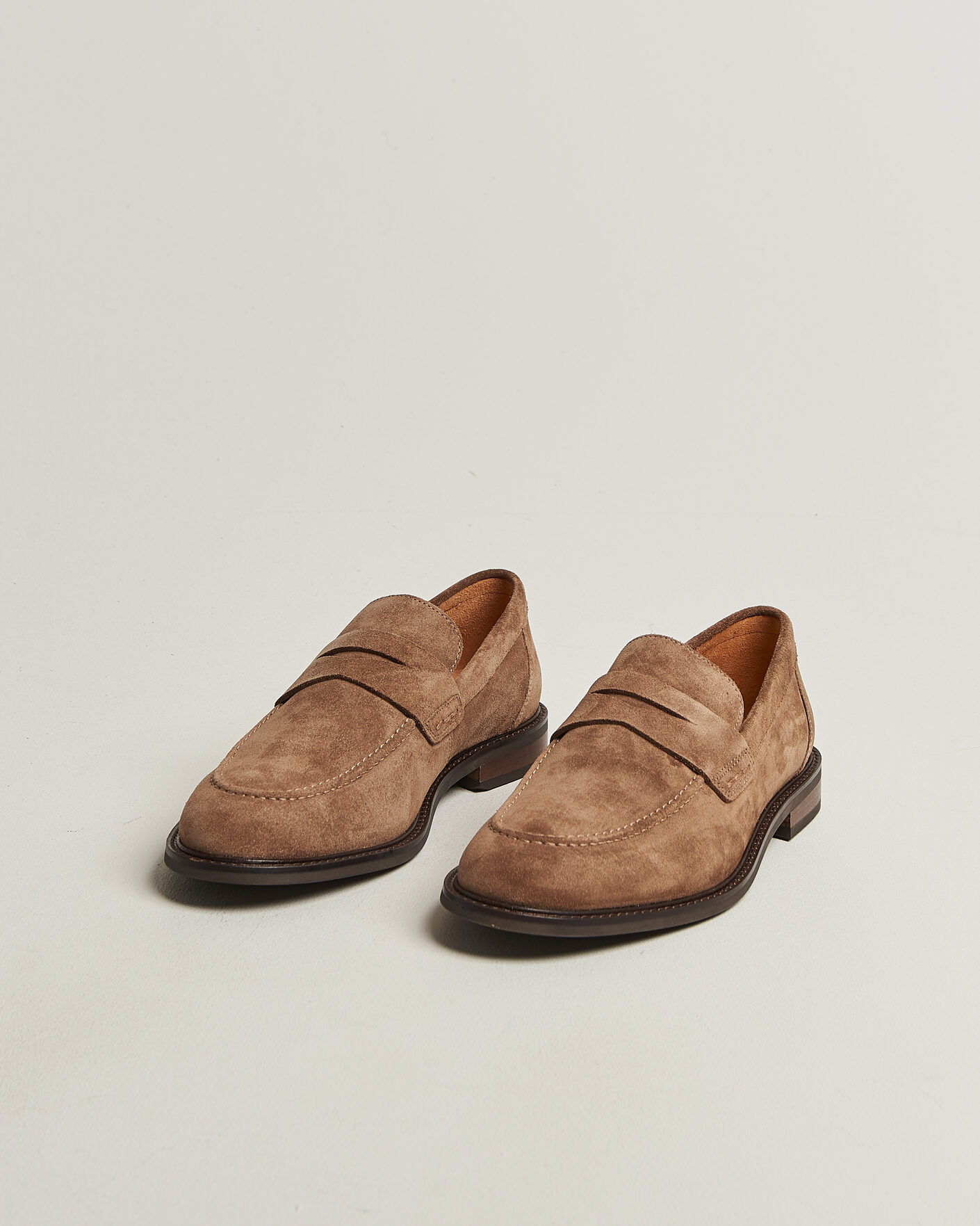 Heren | Instappers | Gant | Lozham Suede Loafer Warm Khaki