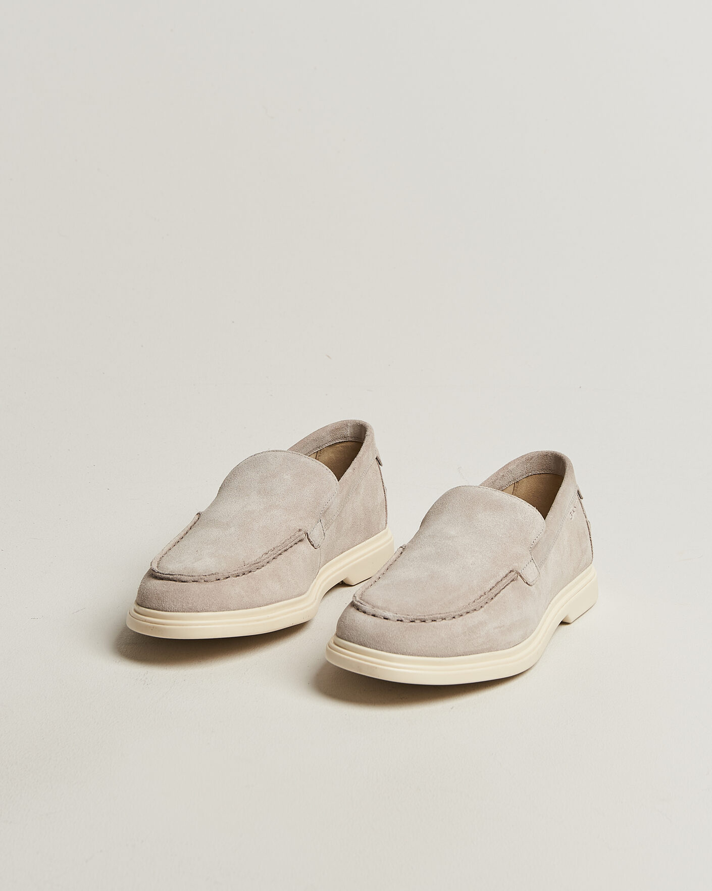 Heren | Instappers | Gant | Boery Suede Loafer Taupe