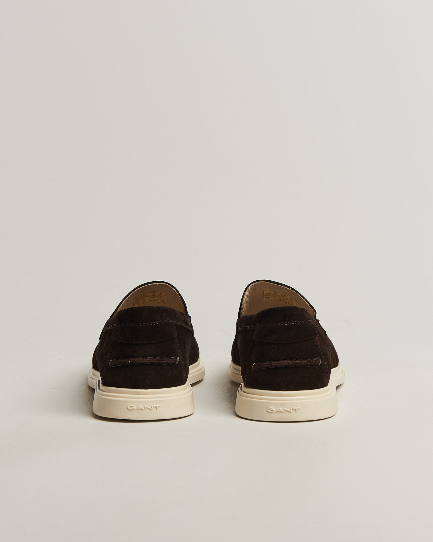 Heren | Instappers | GANT | Boery Suede Loafer Dark Brown