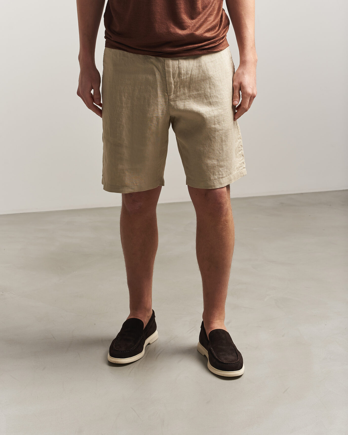 Heren | Instappers | Gant | Boery Suede Loafer Dark Brown