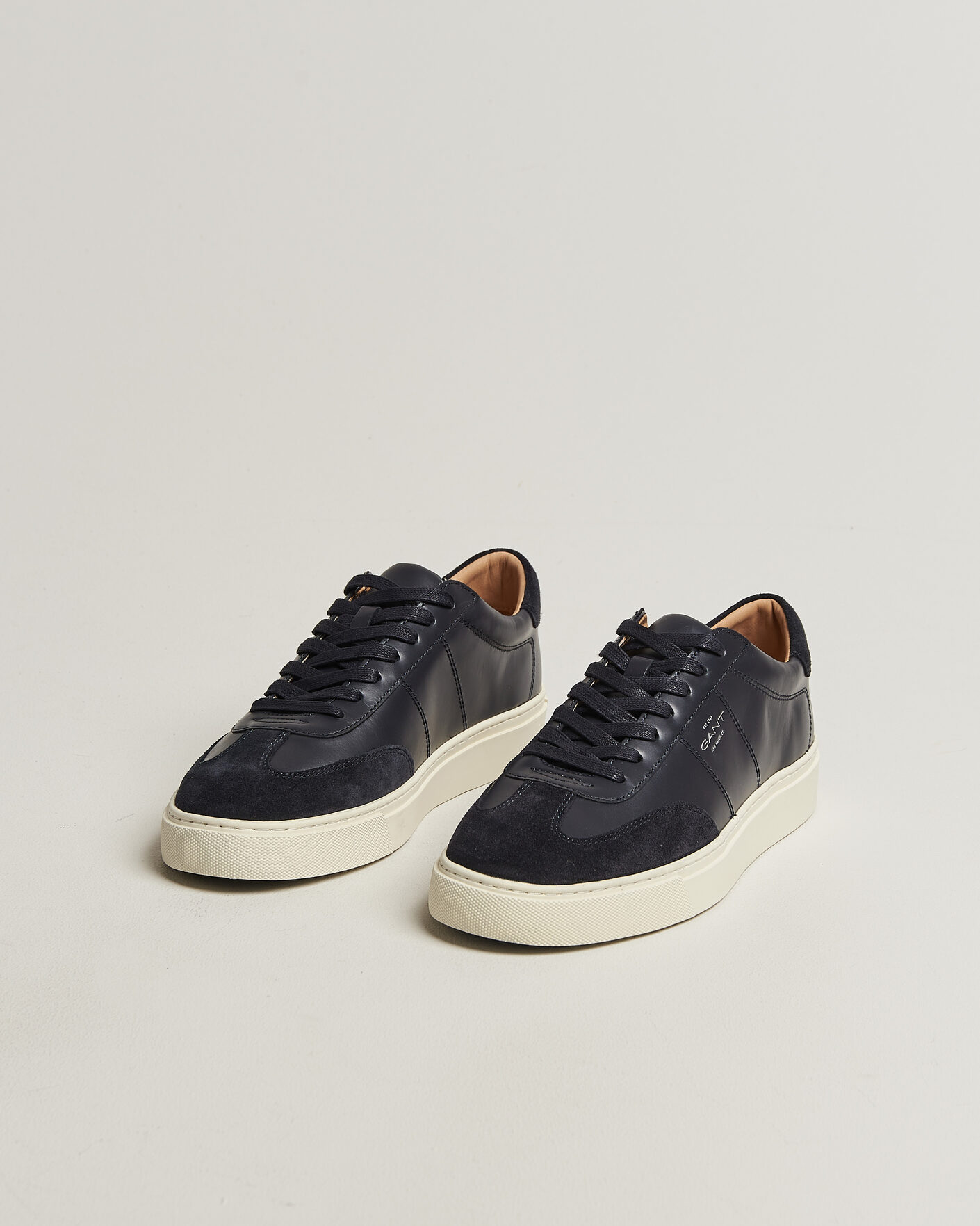 Heren | Sneakers | GANT | Mc Julien Leather/Suede Sneaker Marine
