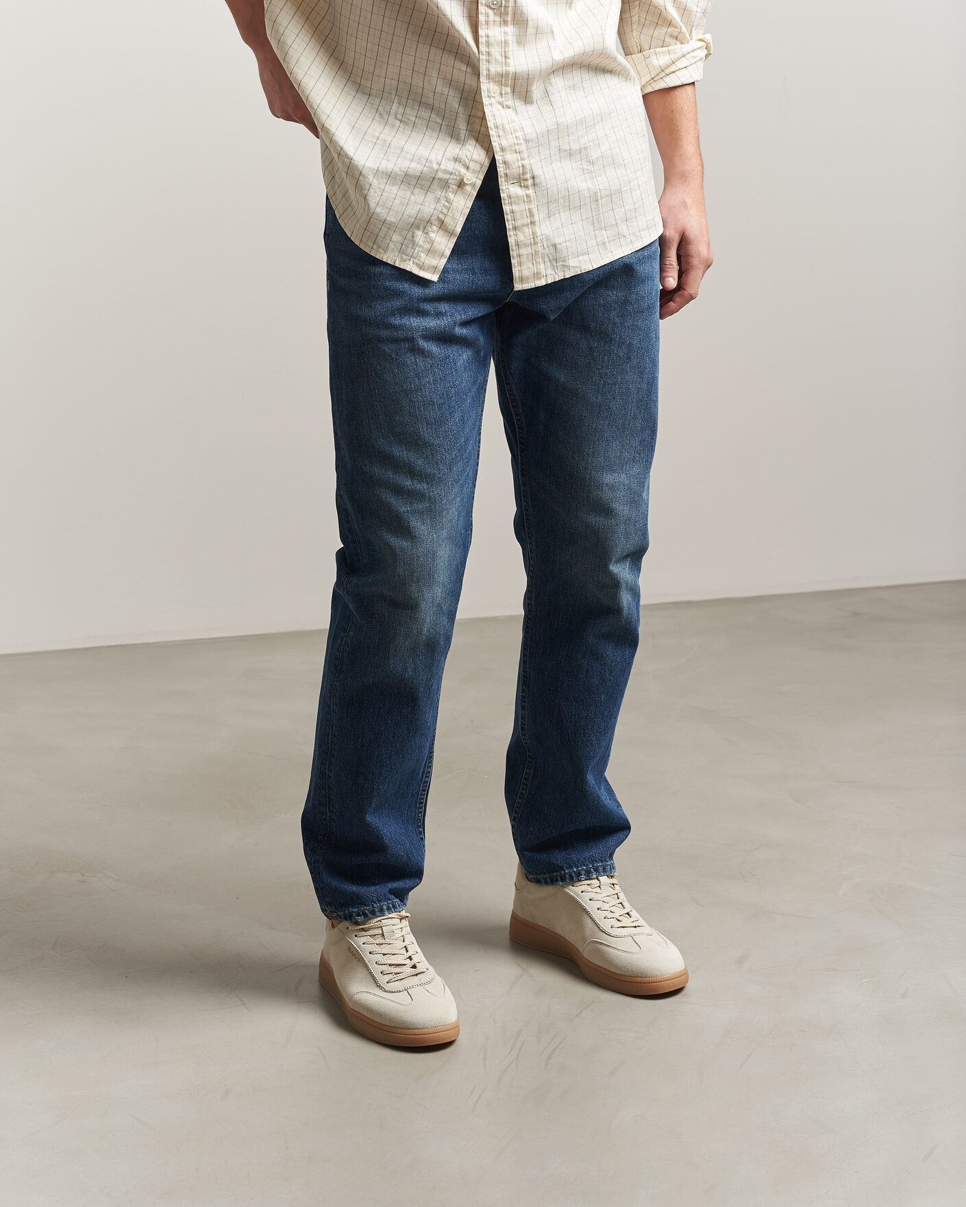 Heren | Sneakers | GANT | Cuzmo Suede Sneaker Sand