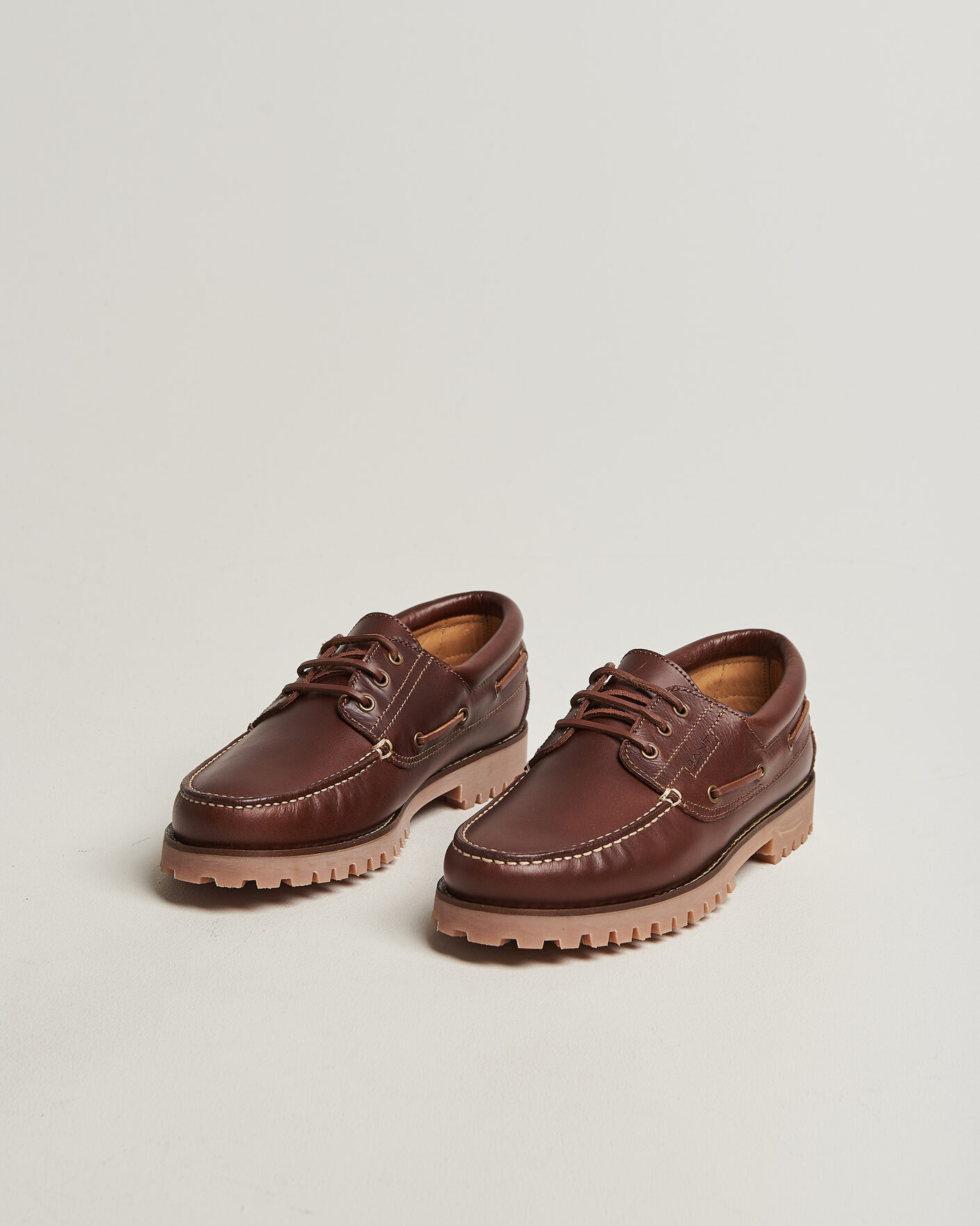 Heren | Bootschoenen | GANT | Tratton Leather Boat Shoe Brown