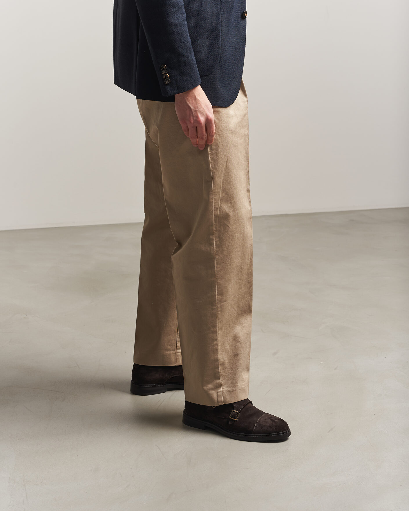 Heren | Gespschoenen | Gant | Bidford Suede Double Monkstrap Dark Brown