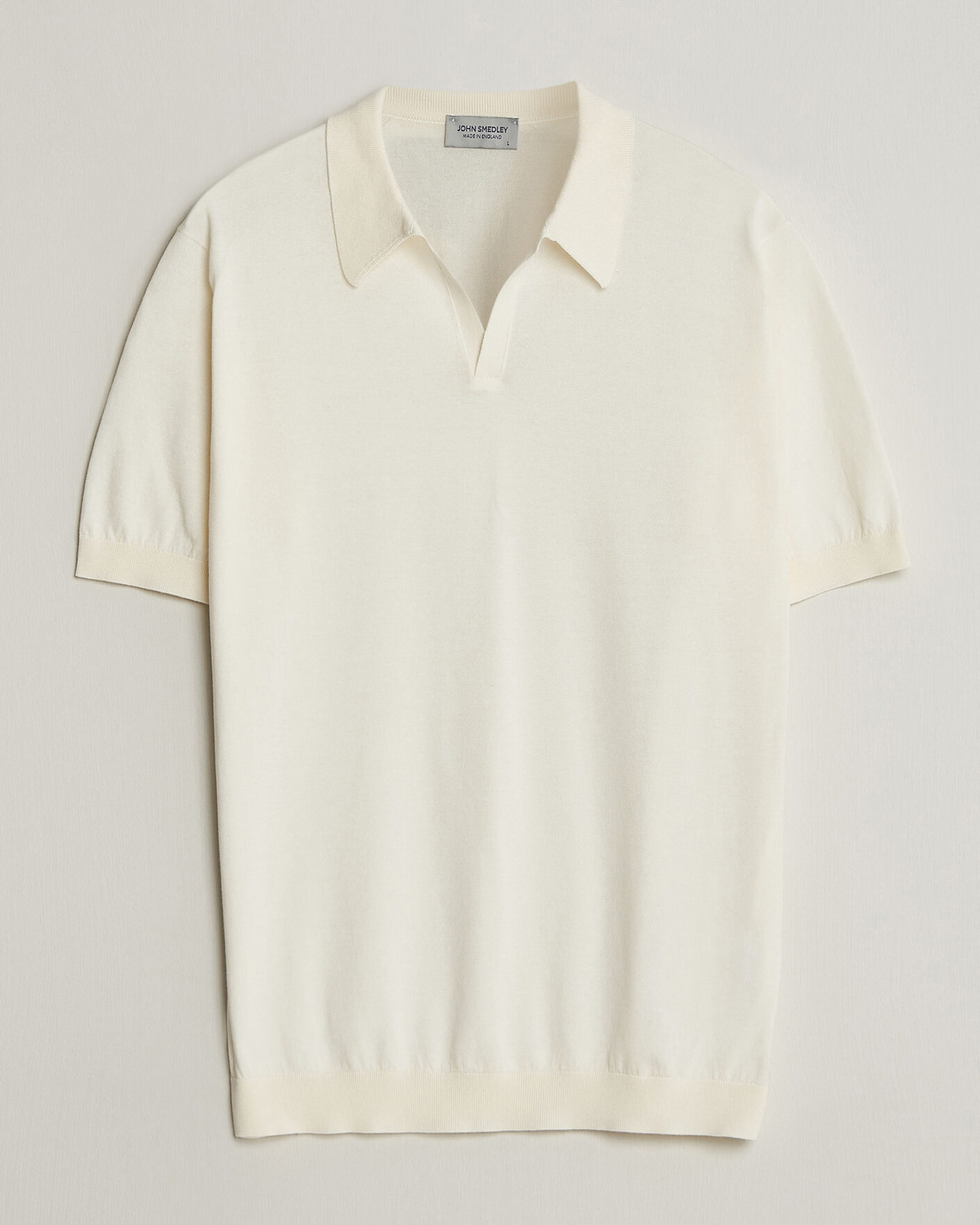 Heren | Polo's | John Smedley | Noah Open Collar Sea Island Polo Starch