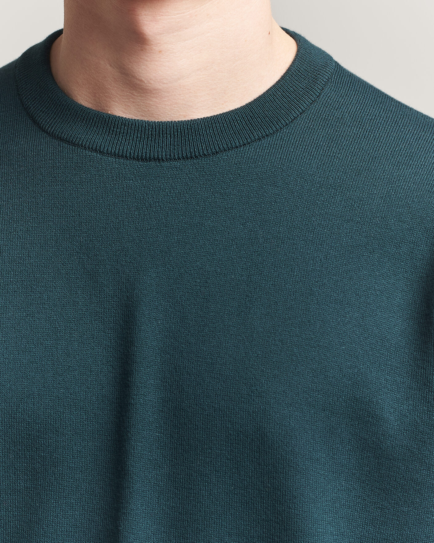 Heren | T-shirts | John Smedley | Tindall Sea Island Cotton T-Shirt Rainforest