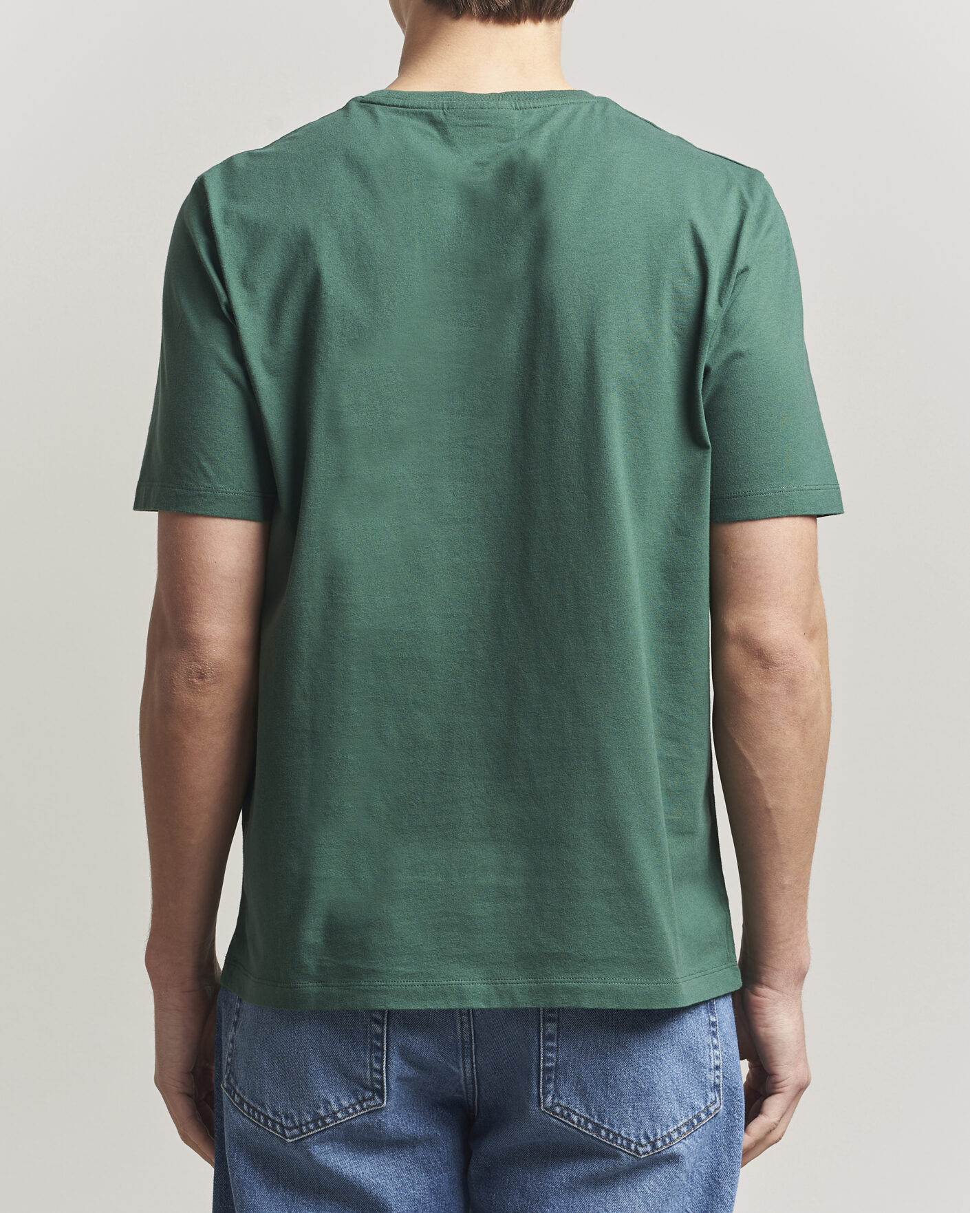 Heren | T-shirts | Maison Kitsuné | Fox Head T-Shirt Bottle Green