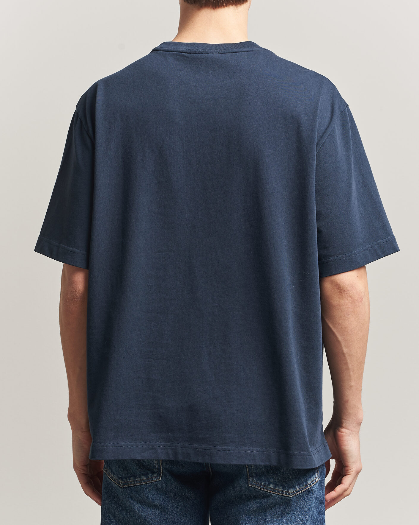 Heren | T-shirts | Maison Kitsuné | Tonal Fox Head T-Shirt Navy