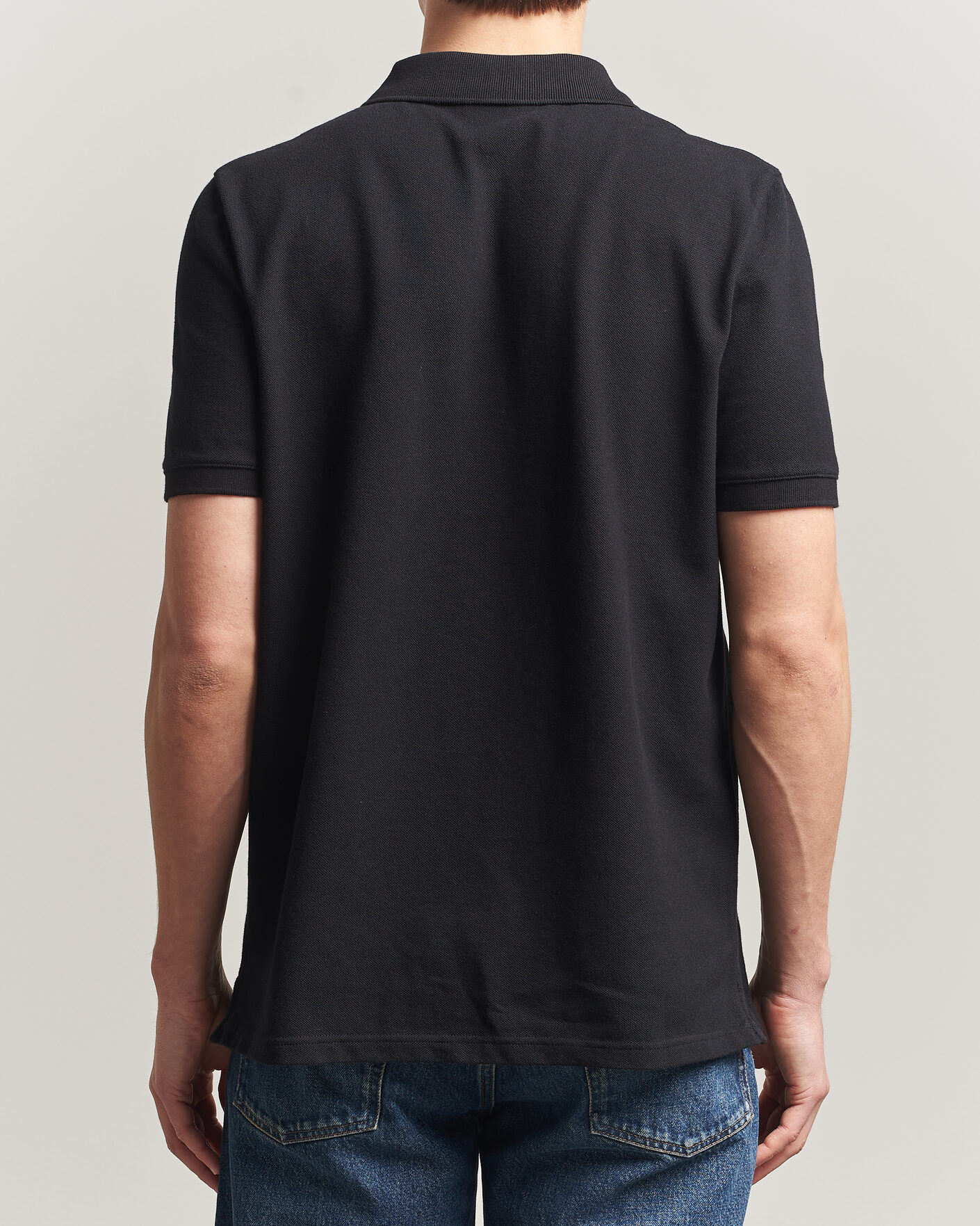 Heren | Polo's | Maison Kitsuné | Fox Head Polo Black