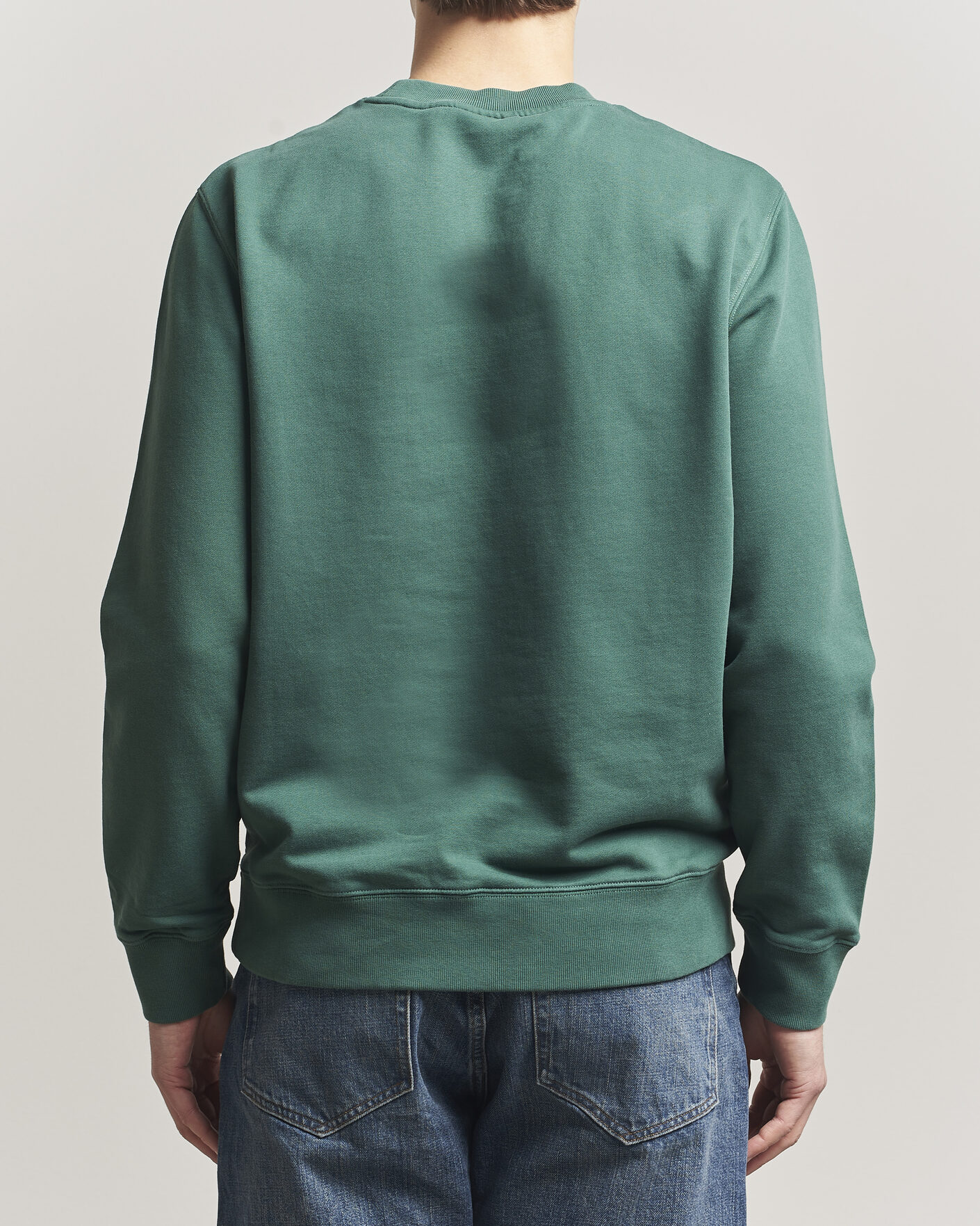 Heren | Truien | Maison Kitsuné | Fox Head Sweatshirt Bottle Green