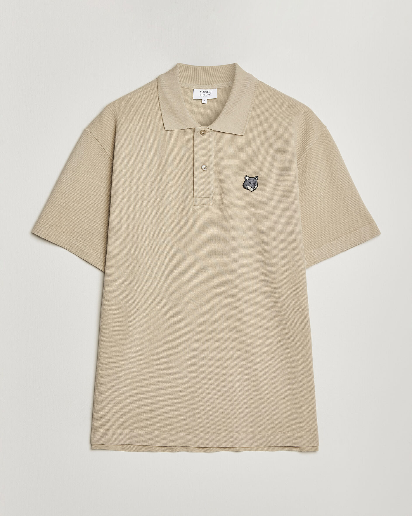 Heren | Polo's | Maison Kitsuné | Bold Fox Head Polo Tea Leaf